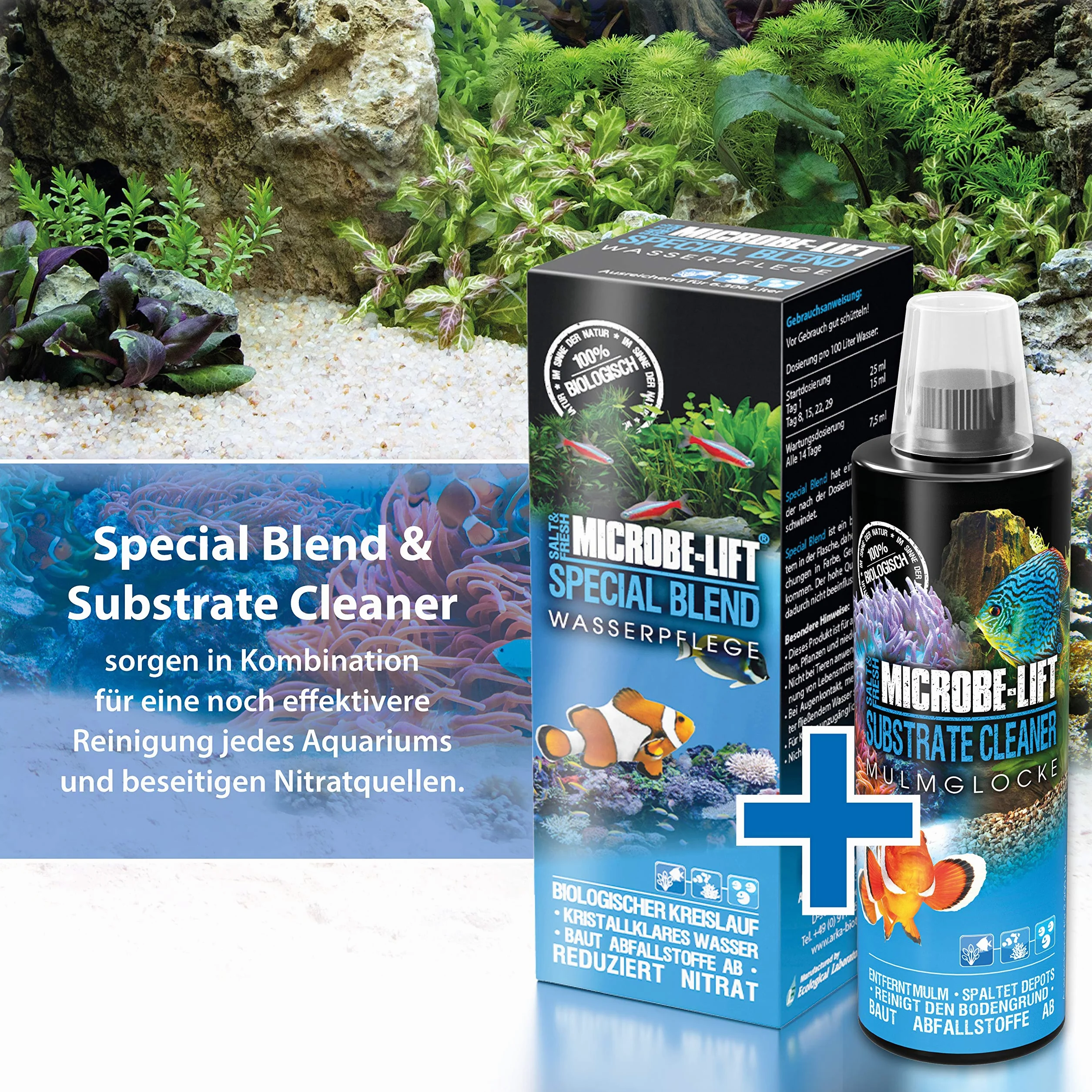 MICROBE-LIFT Substrate Cleaner 118 ml bakterie do akwarium słodkiej i morskiej
