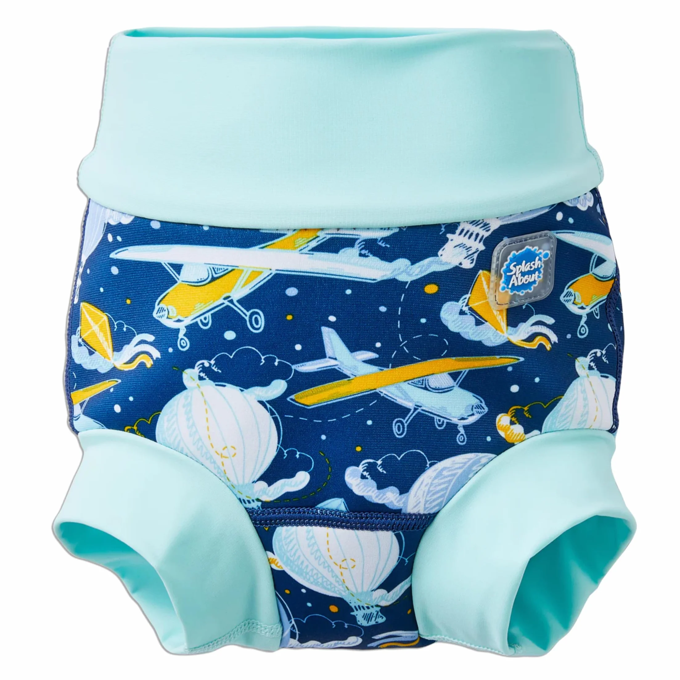 Splash About Happy Nappy Duo Wiederverwendbare Schwimmwindel, Up in the Air, 6-12 miesięcy