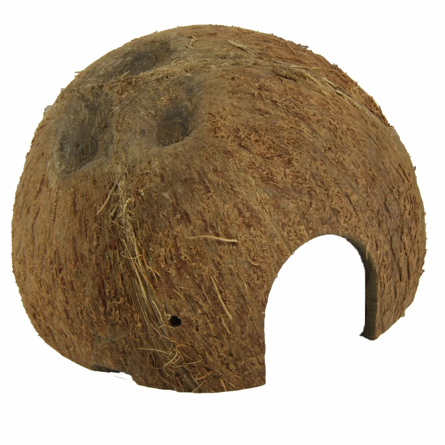 JBL 61510 miska na orzech kokosowy jako jaskinia do akwariów i terrariów, Cocos Cava 1/2 l