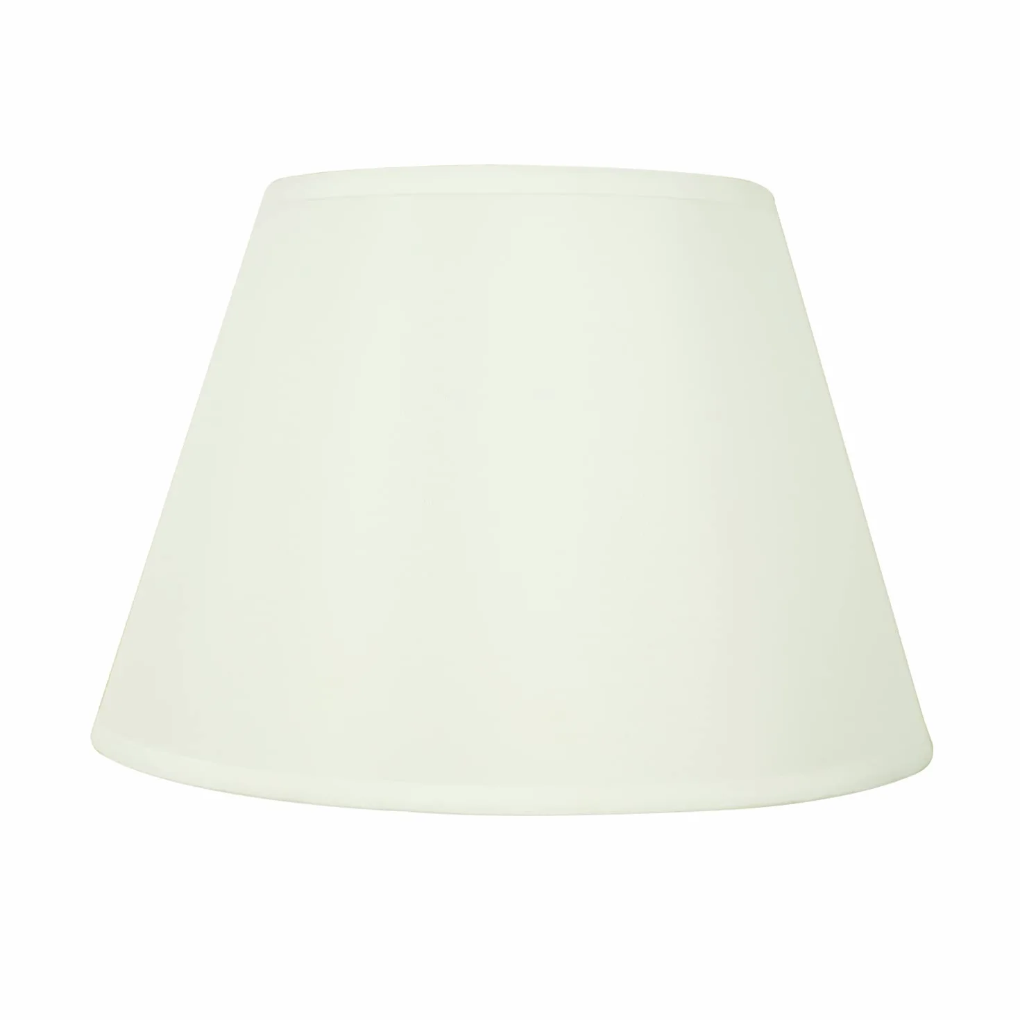 DULEE Abażur lampy 8,7 cala E27 E14 żarówka gwint ręcznie wykonana tkanina abażur do lampy stojącej, lampy stołowej, lampki nocnej (góra) 15 cm x (wysokość) 17 cm x (dół) 22 cm, biały