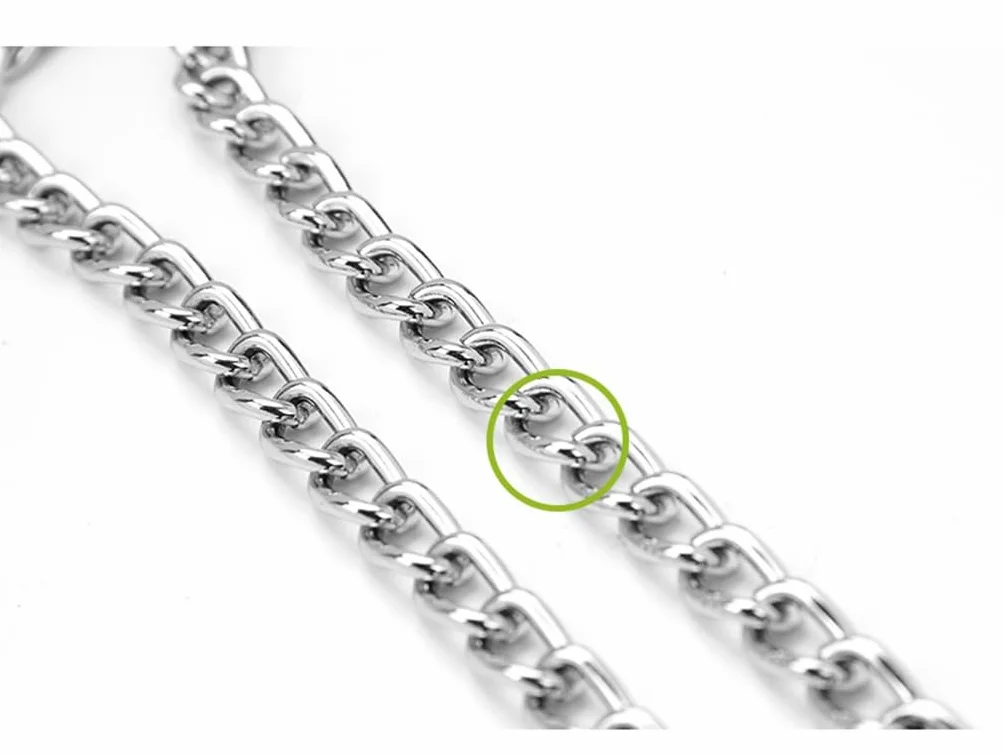 Łańcuszek Choke obroża dla psów, srebrny, XS, metalowy, wsuwany, trening, Heavy Duty, obroża dla psa, obroża dla szczeniaków Martingale, dla psów XXS XS Small Medium Large Large XL