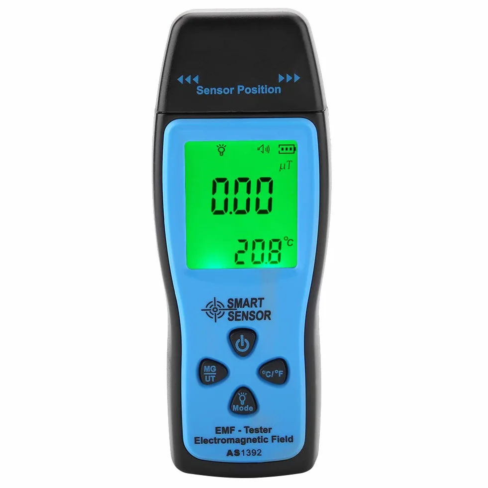 Miernik EMF, Cyfrowy Detektor Promieniowania Pola Elektromagnetycznego Ręczny Cyfrowy Detektor EMF LCD, Domowy Detektor Promieniowania, świetny Tester do Domowych Inspekcji EMF, Biura, na Zewnątrz