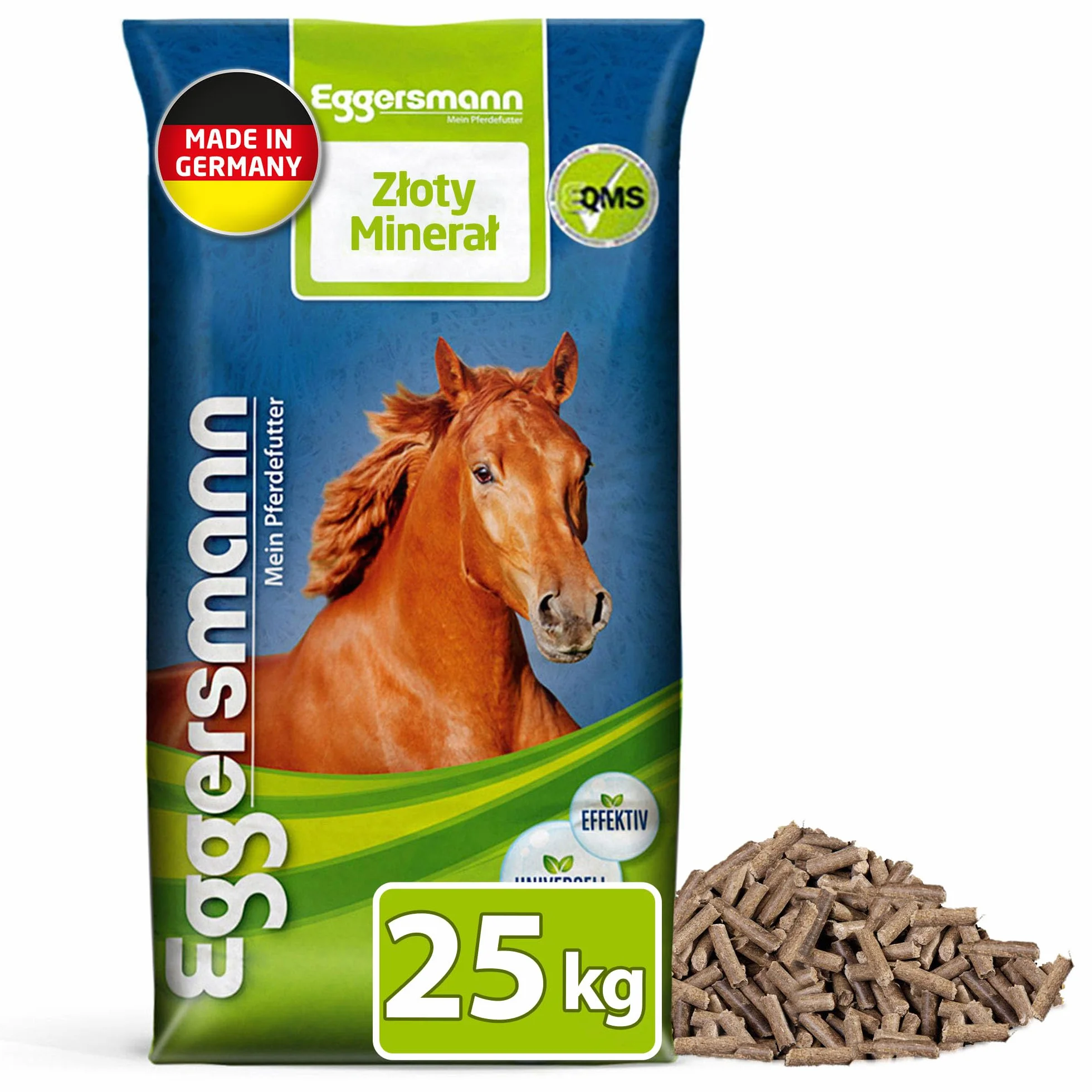 Eggersmann Golden Mineral - Karma mineralna dla koni i kucyków - suplement do podstawowej diety - 25 kg