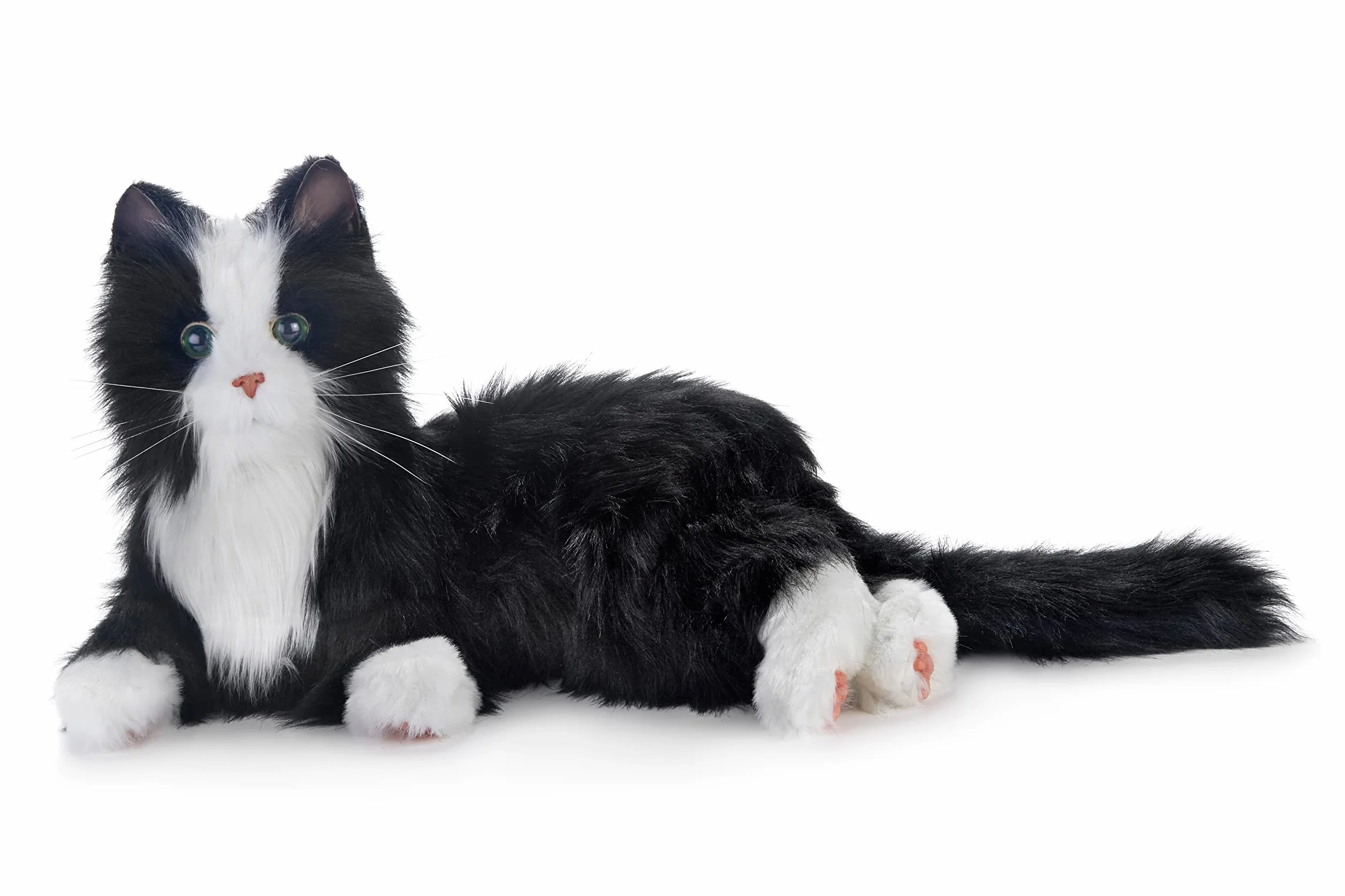 Joy For All C2308 A23085L00 Companion Pet, Black & White Tuxedo Cat, One Size