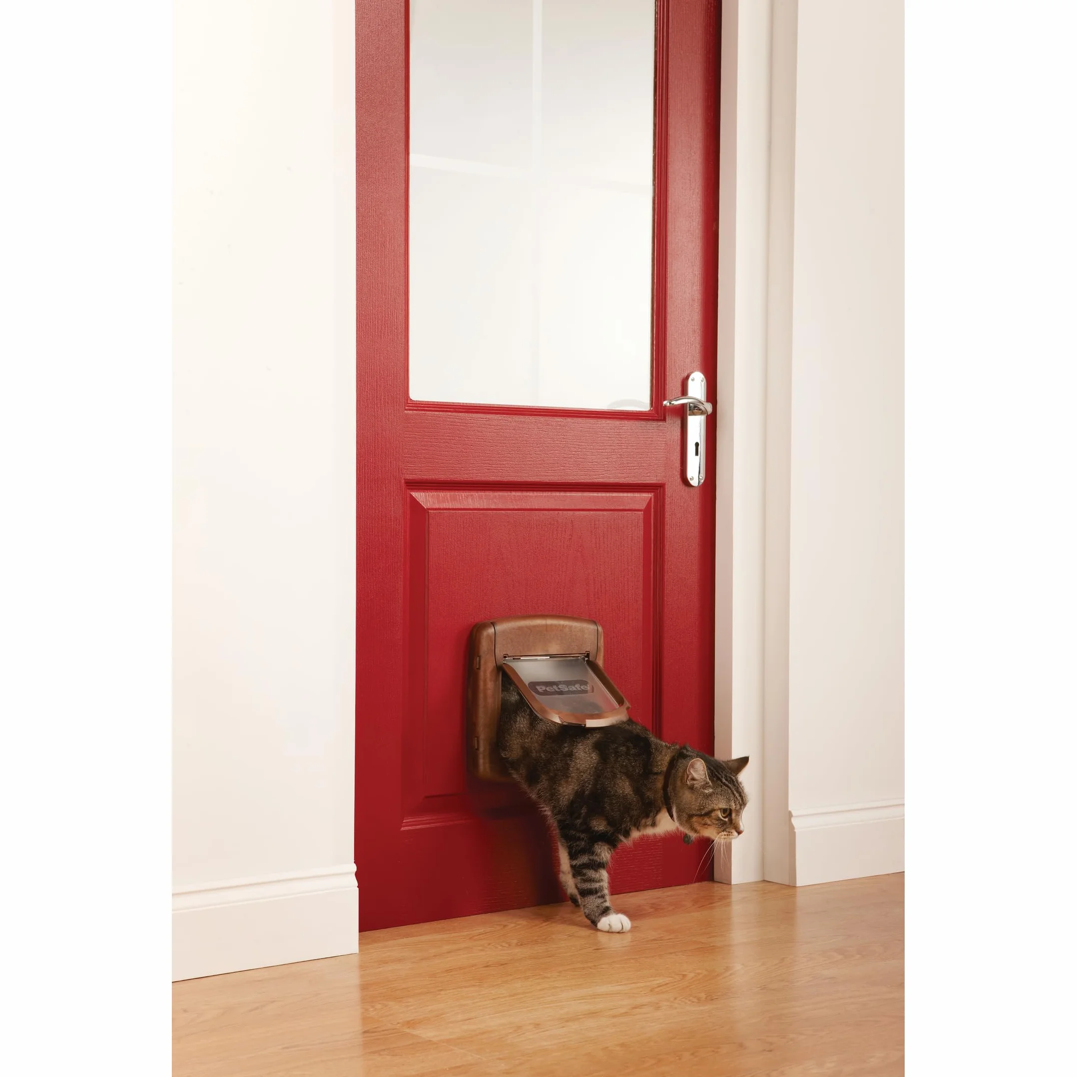 Petsafe Staywell Luxus Drzwiczki dla Kotów, Brązowy, 25,20 x 24,10 cm