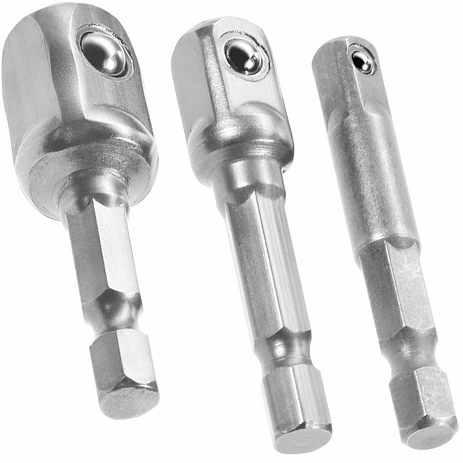 Retoo uniwersalne adaptery sześciokątne kluczy nasadowych 1/2" 1/4" 3/8" do wiertarki akumulatorowej