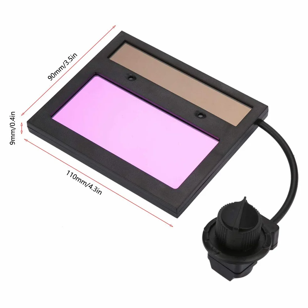 TX500C Solarny Hełm Spawalniczy Maska z Filtrem Samościemniającym (110 * 90 Mm / 4,3 * 3,5 Cala)