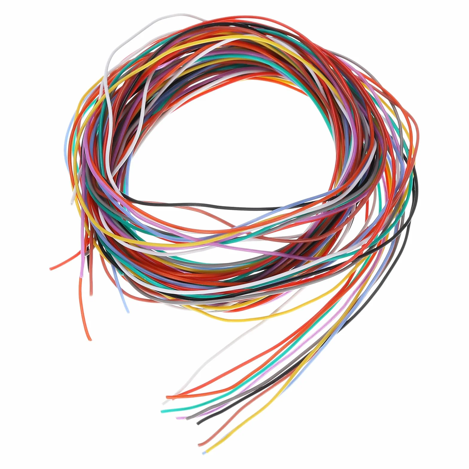 QUARKZMAN 30 rozstaw kół, silikonowy drut, 30 AWG, przewód elektryczny, elastyczny, ocynkowany, drut miedziany, drut hakowy o wysokiej temperaturze, 10 kolorów, 1,5 m, do modeli samochodów, urządzeń
