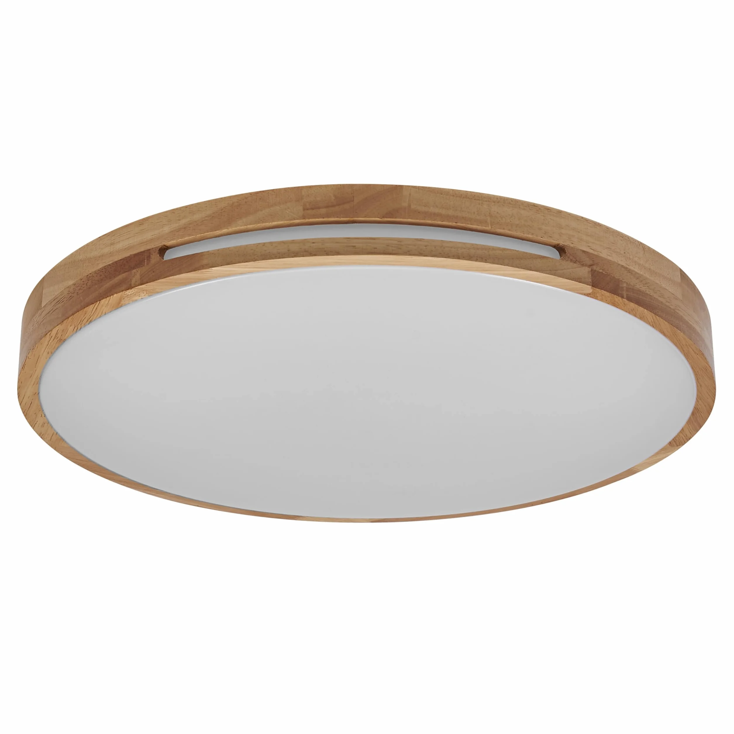 OSRAM ORBIS Woodburry lampa ścienna/sufitowa LED z dekorem drewnianym, 16 W, 1000 lm, 3000 K, średnica 300 mm, przyjazna ciepła biel 830, stopień ochrony IP20, w komplecie śruby montażowe i kołki