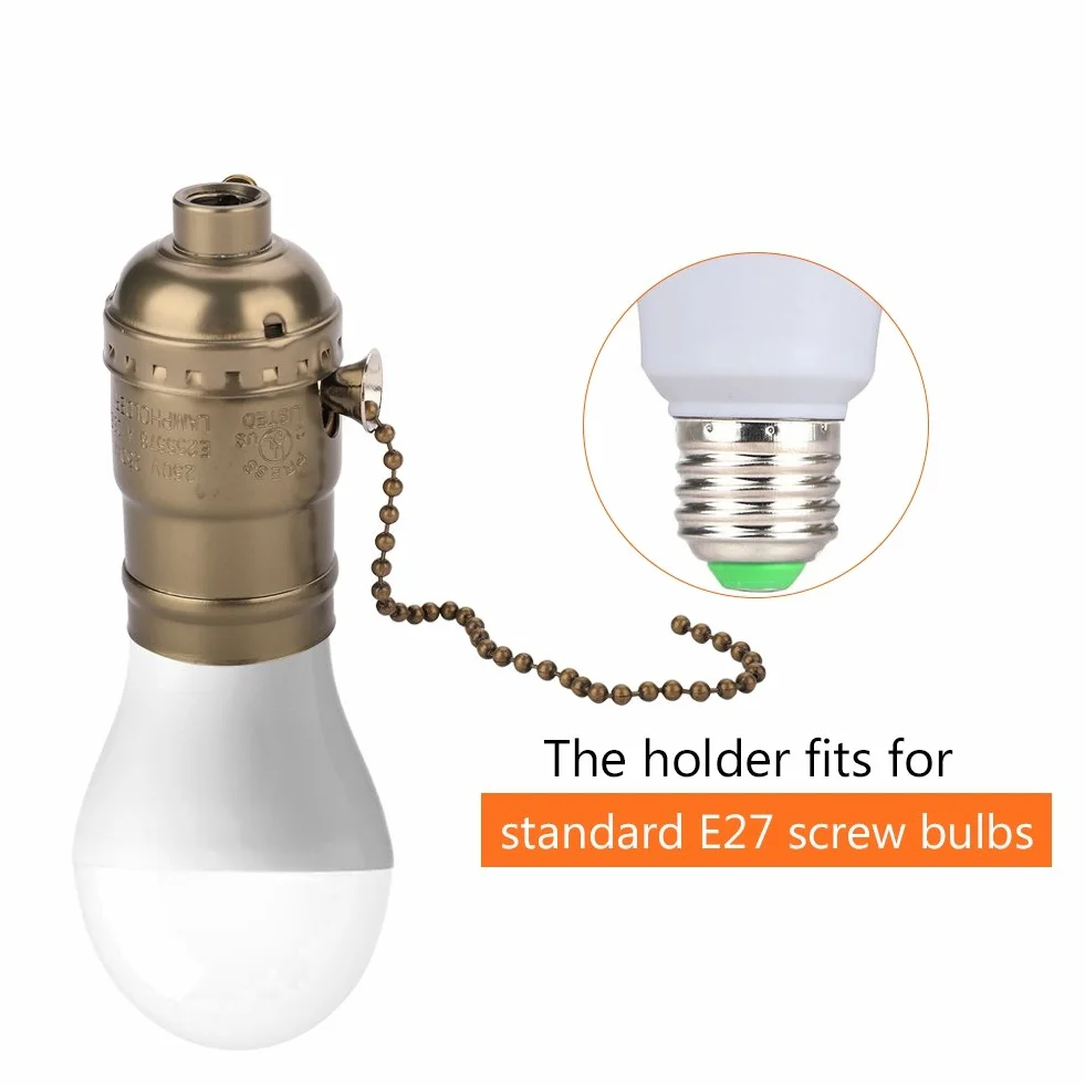 Aluminiowa lampa stołowa, oprawka E27, antyczna miedź, podstawa lampy z zamkiem błyskawicznym, lampa biurkowa, oświetlenie, podstawa śrubowa (brązowa)