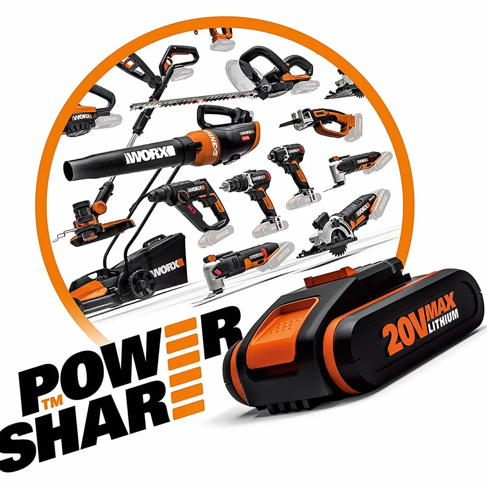 WORX WA3601 Powershare Akumulator Litowo-Jonowy 20V 2000mAh z Ładowarką