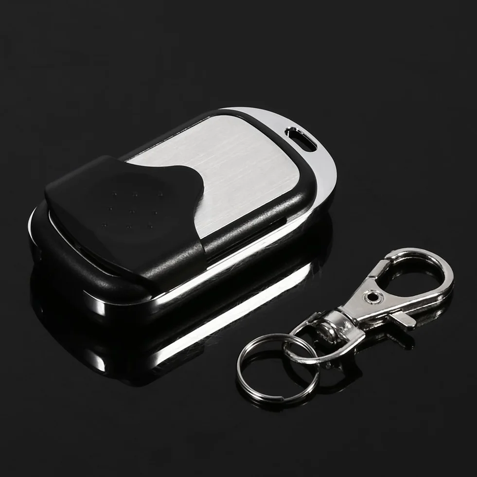 Wireless Remote Control Key Fob 433MHz 4-Channel Garage Door Opener Gate Blind Remote Duplicator for Alarm Systems