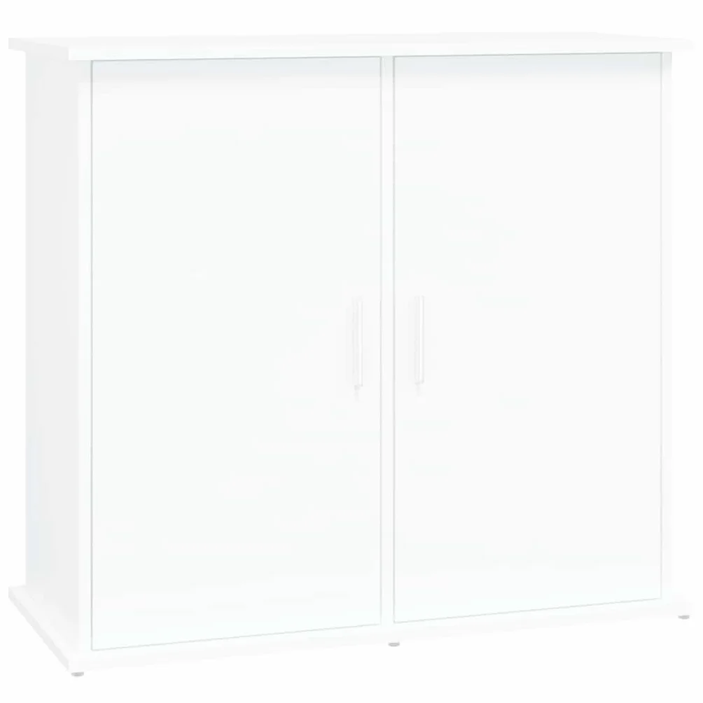 vidaXL Szafka pod akwarium biała 81x36x73cm drewnopochodny stolik akwariowy