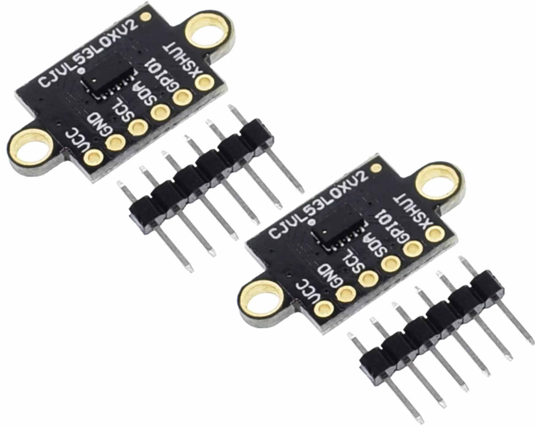 2pcs VL53L0X Time-of-Flight ToF Laser Ranging Distance Sensor 940nm GY-VL53L0XV2