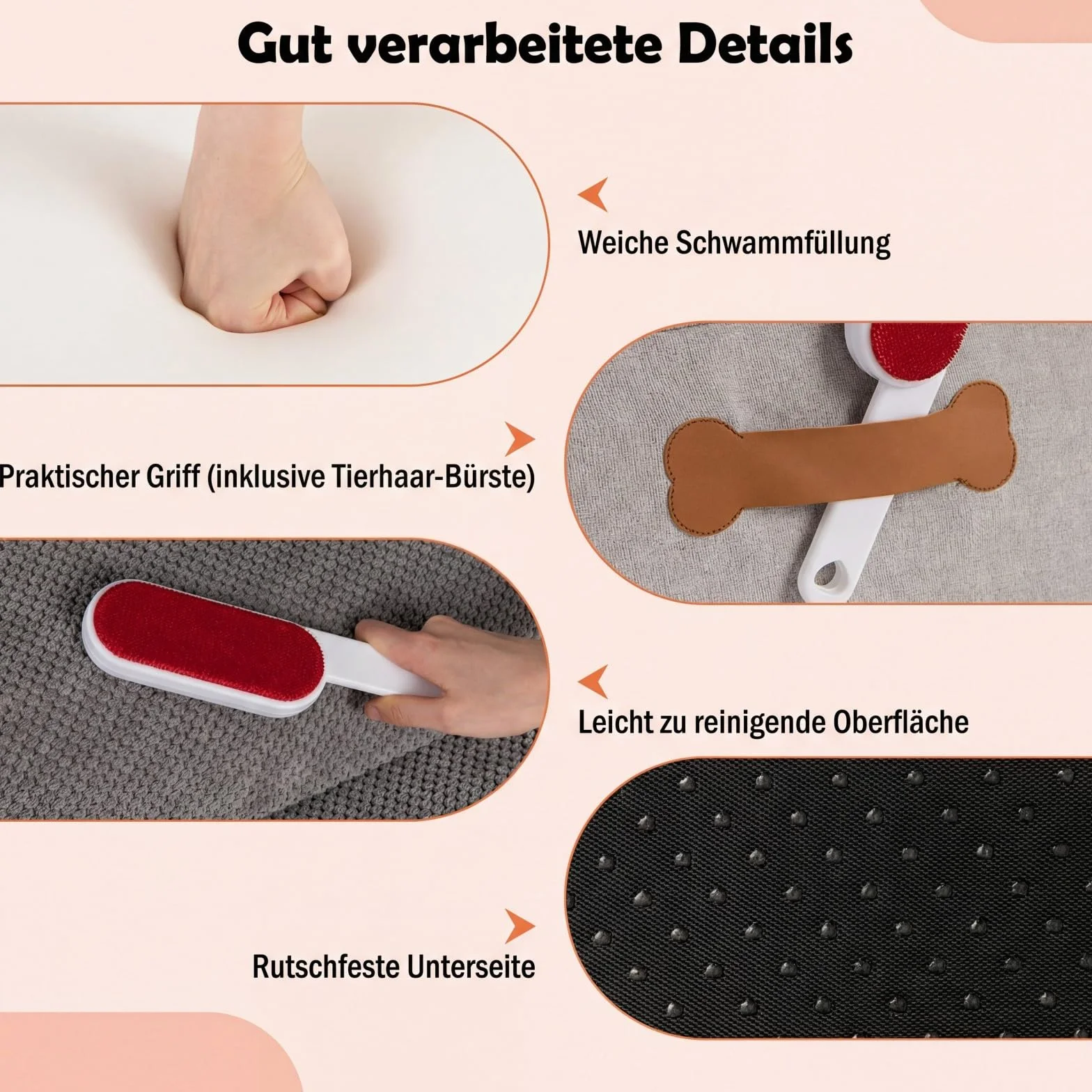 COSTWAY Schody dla psów 4/5 stopni, schody dla zwierząt domowych dla małych psów i kotów, 50 cm wysokości, schody z gęstej gąbki, rampa dla psów ze zdejmowanym pokrowcem, antypoślizgowe dno, do łóżka
