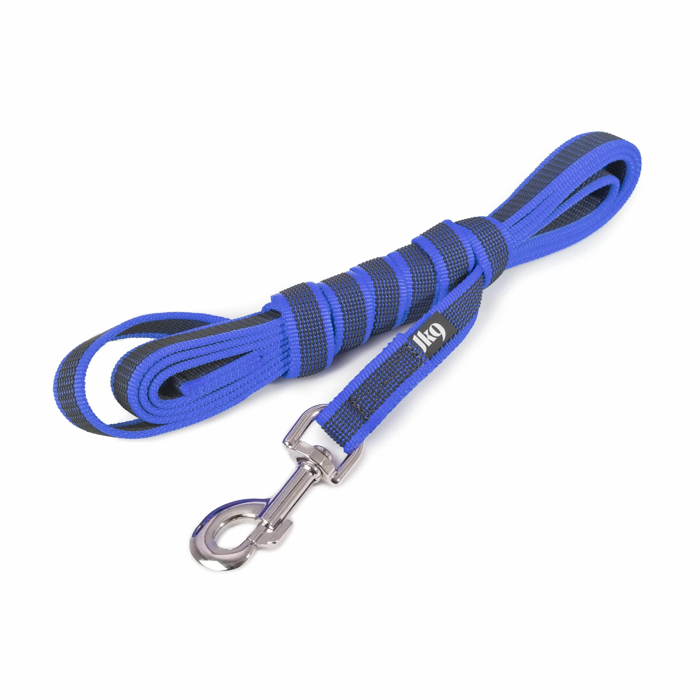 Linka gumowana 20 mm x 3 m z pętelką niebiesko-szara