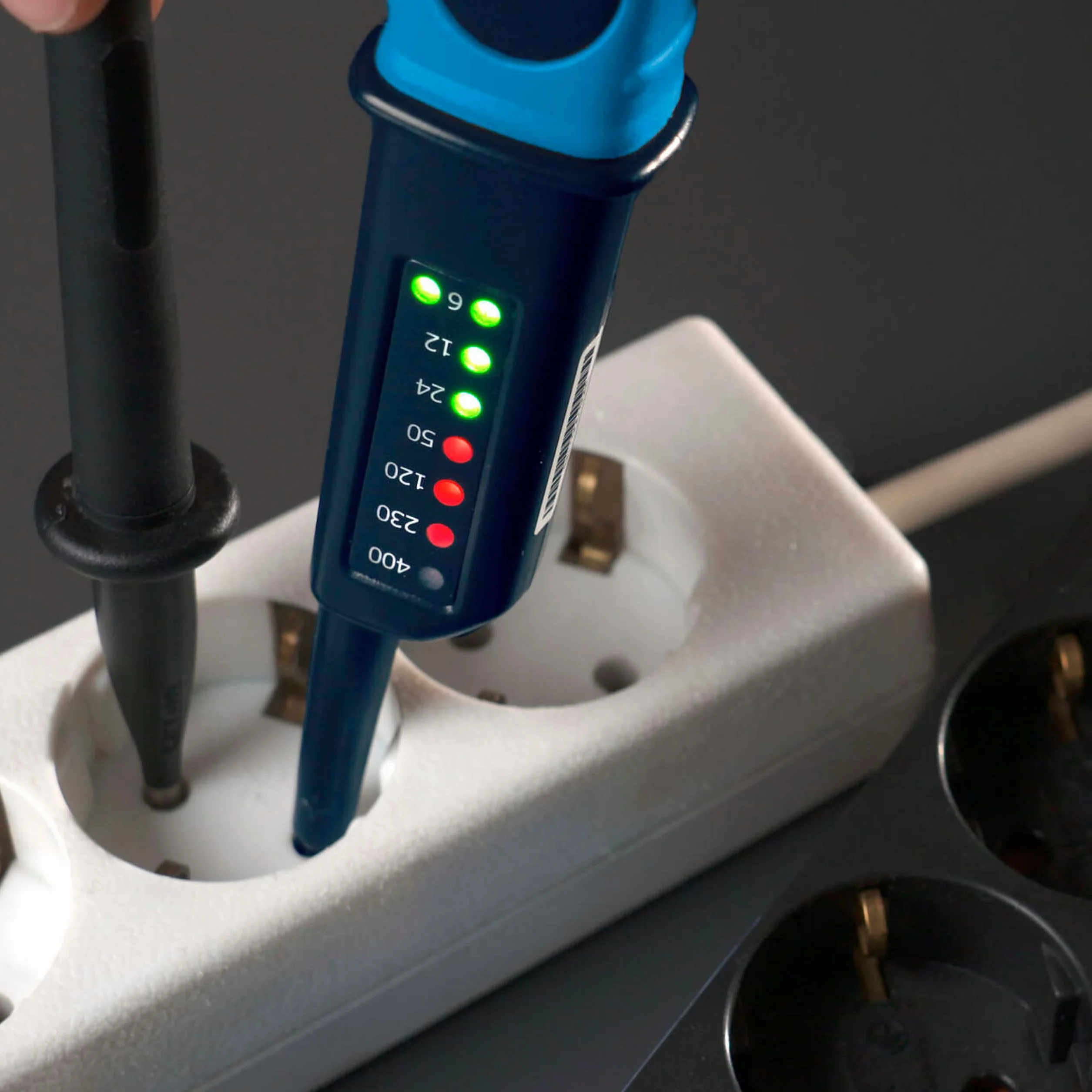 PAN tester napięcia 400 z wyświetlaczem LED