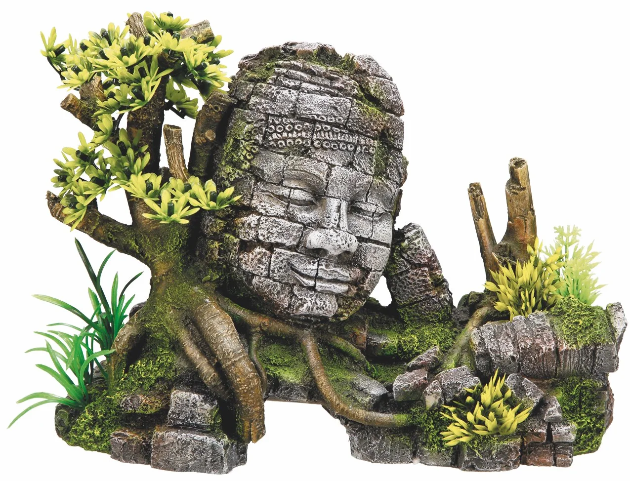 Nobby Angkor Watt z roślinami ozdoby do akwarium, 25 x 12,5 x 18 cm
