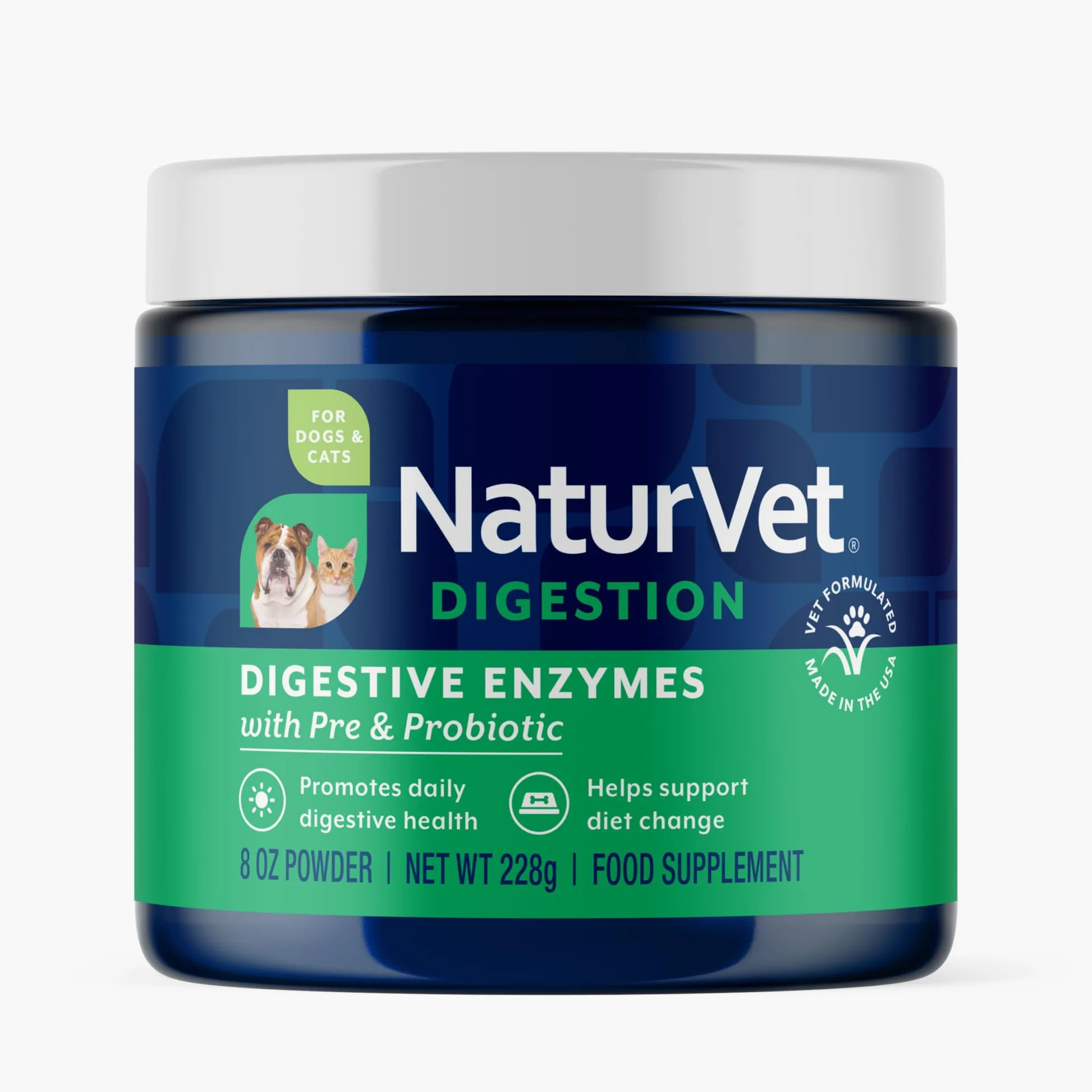 Naturvet Enzymy trawienne i probiotyki zdrowe trawienie dla psów i kotów 236 ml