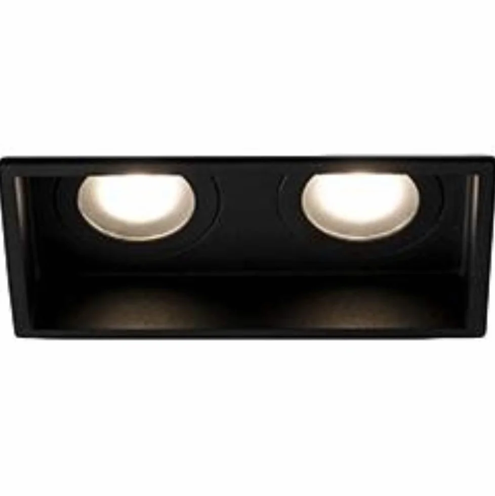 FARO BARCELONA 40125 - Hyde Black Black Lamp Square 2L