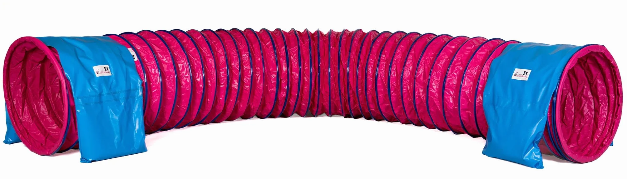 Callieway® Dog Agility tunel profesjonalny / psy tunel 5 m długości / 60 cm Ø Agility urządzenie (5 m, fuksja)