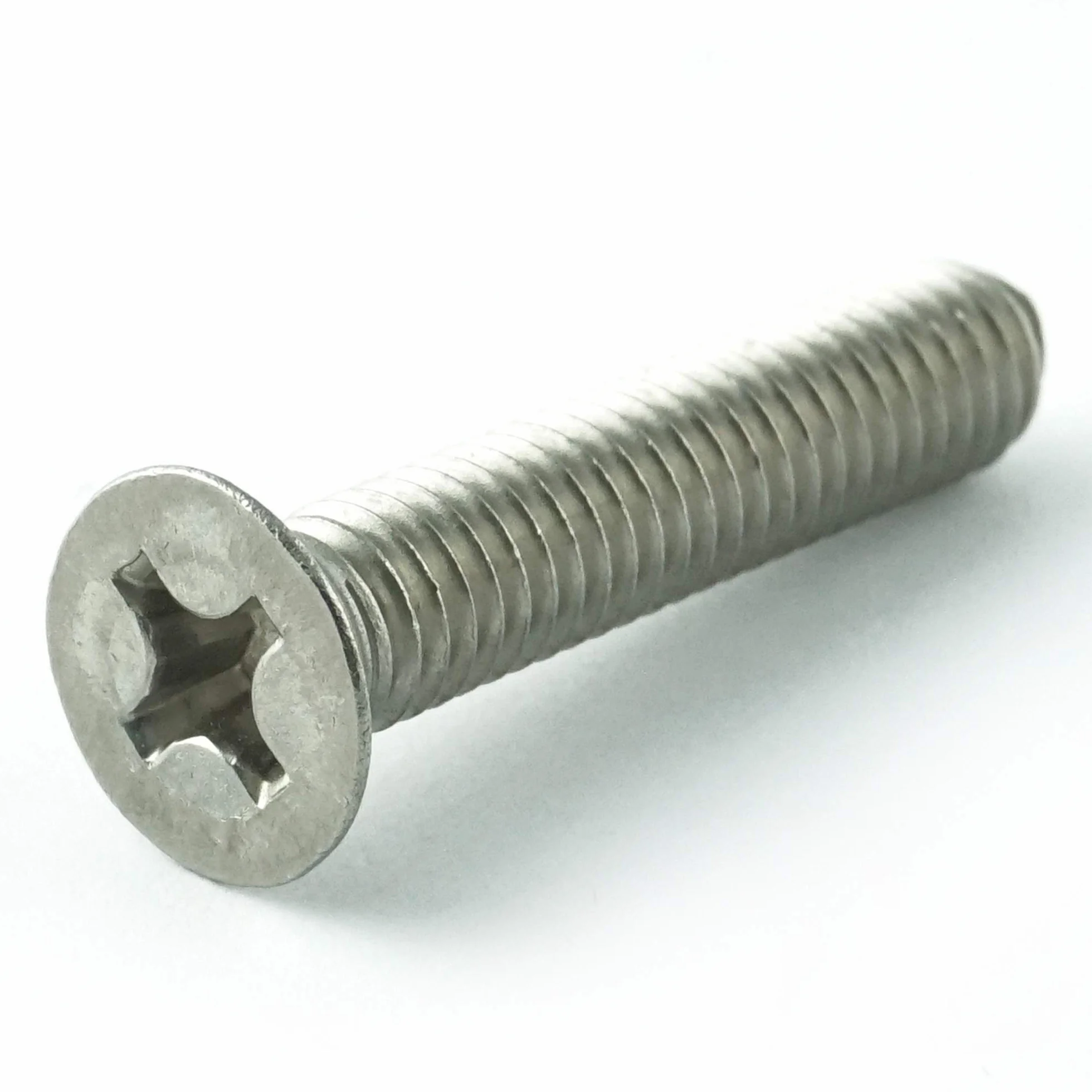 M4 x 8 mm śruby z łbem wpuszczanym z gniazdem krzyżowym H (100 sztuk) - DIN 965 - ISO 7046 śruby z łbem wpuszczanym - śruby gwintowane - pełny gwint - stal szlachetna A2 V2A - nierdzewne