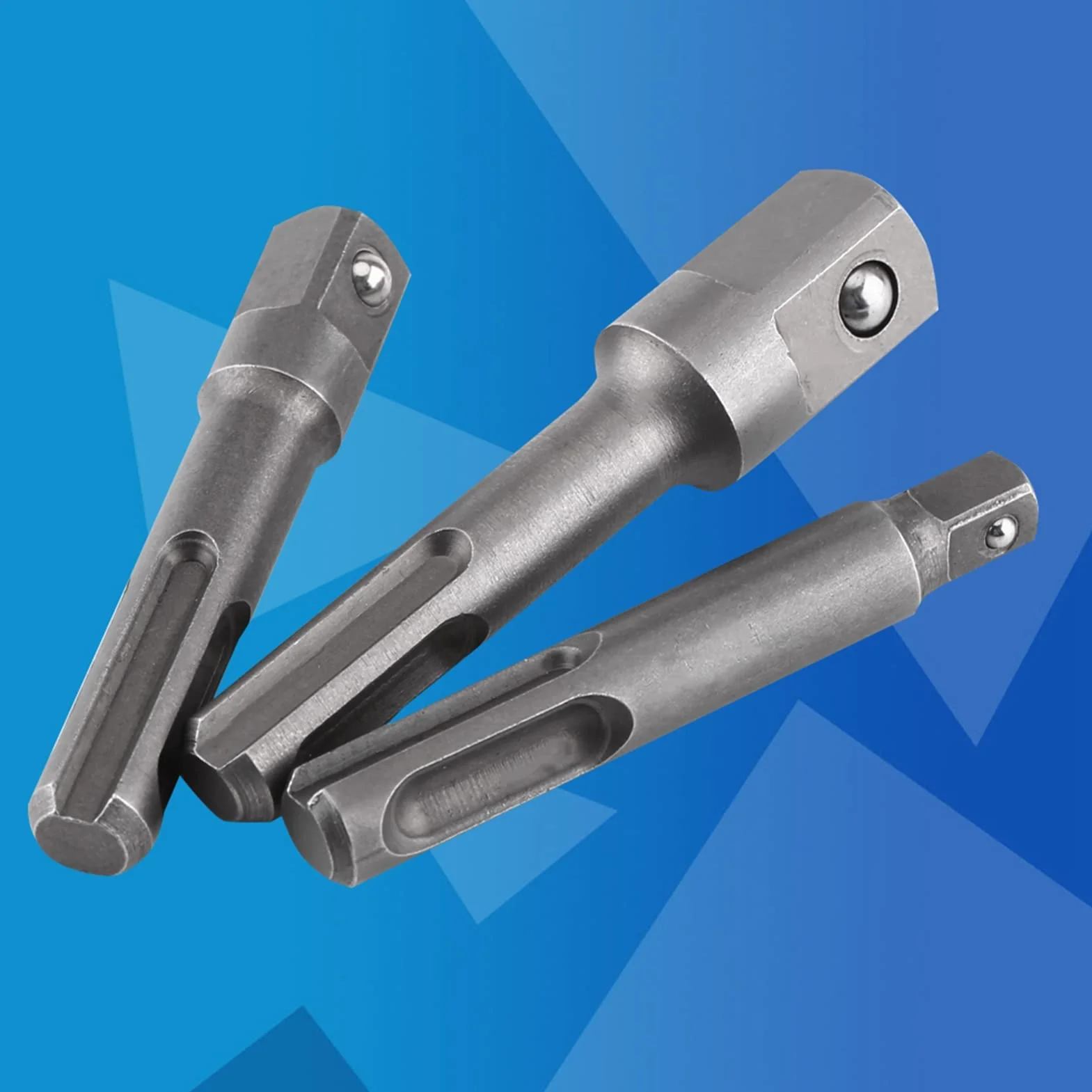 Jeffergarden Adapter SDS, Adapter Gniazda Sześciokątnego 1/4 Cala na Zestaw Adapterów Nasadek Udarowych 1/4 3/8 /2 do Nakrętek śrubowych Dowolna Wiertarka i Wkrętak Ręczny, Elastyczne