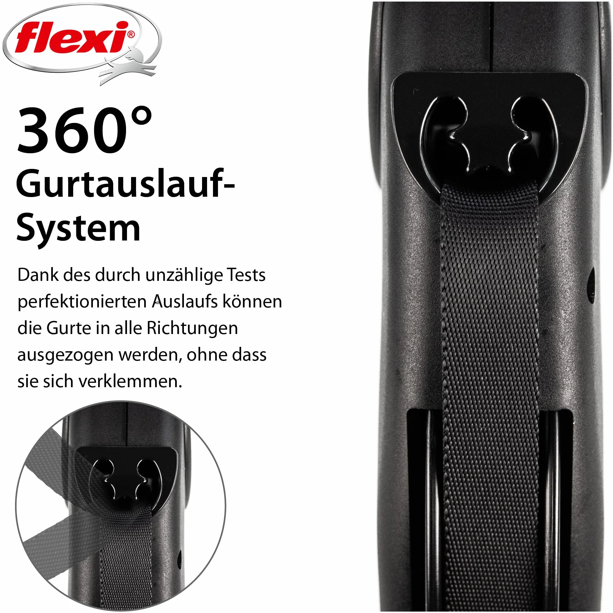 flexi® Giant Black Edition pasek 8 m, czarny, smycz zwijana dla psów do 50 kg