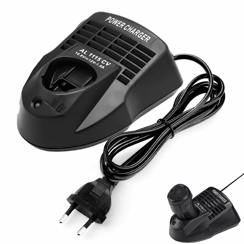 Ładowarka do Bosch, profesjonalna ładowarka do Bosch, 10,8 V-12 V AL1115CV AL1130CV ładowarka do szybkiego ładowania (wtyczka UE)