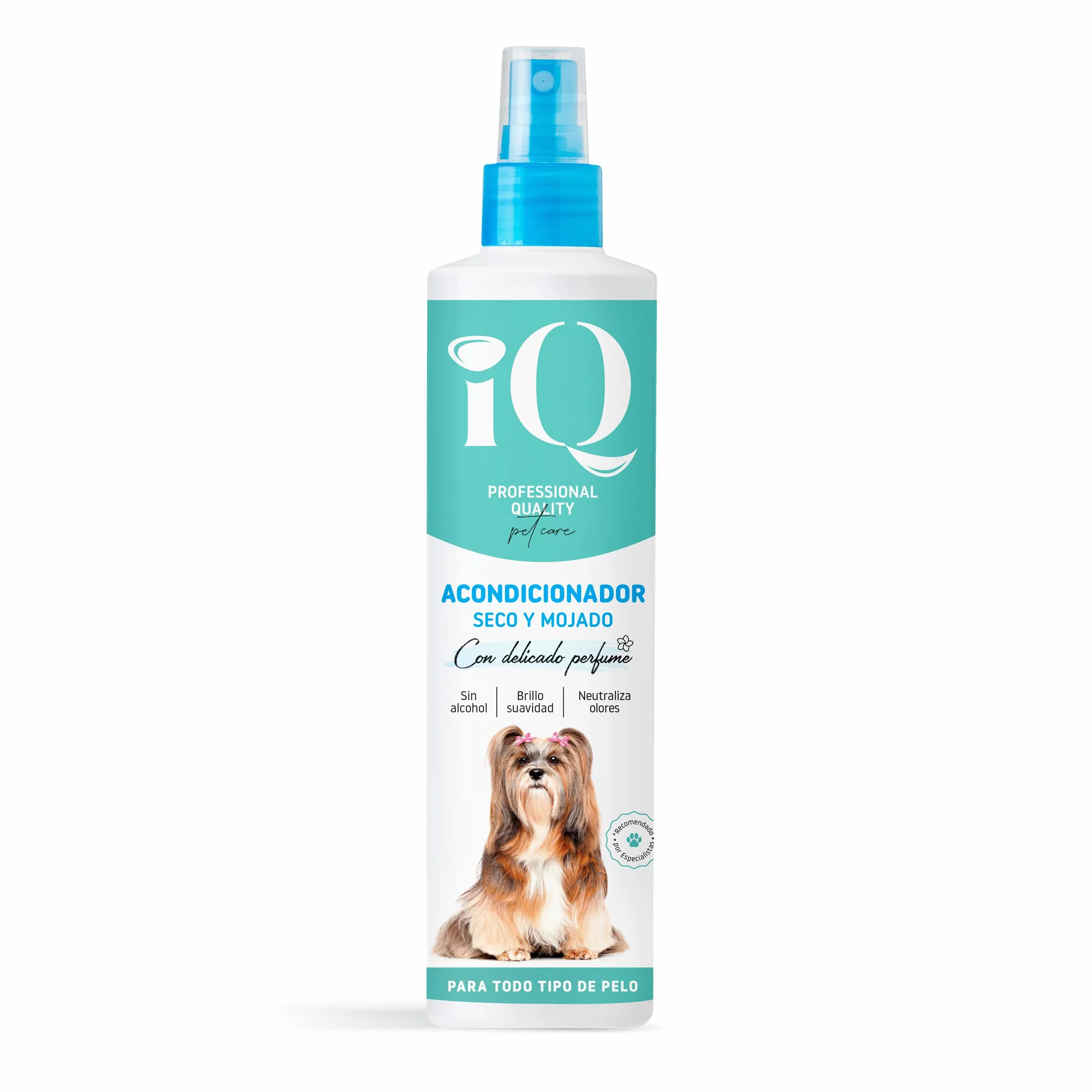 iQ Pet Care - iQ Odżywka na sucho i mokro dla zwierząt domowych - Odżywka dla psów - Połysk, Gładkość i pielęgnacja bez podrażnień - Spray - 300 ml