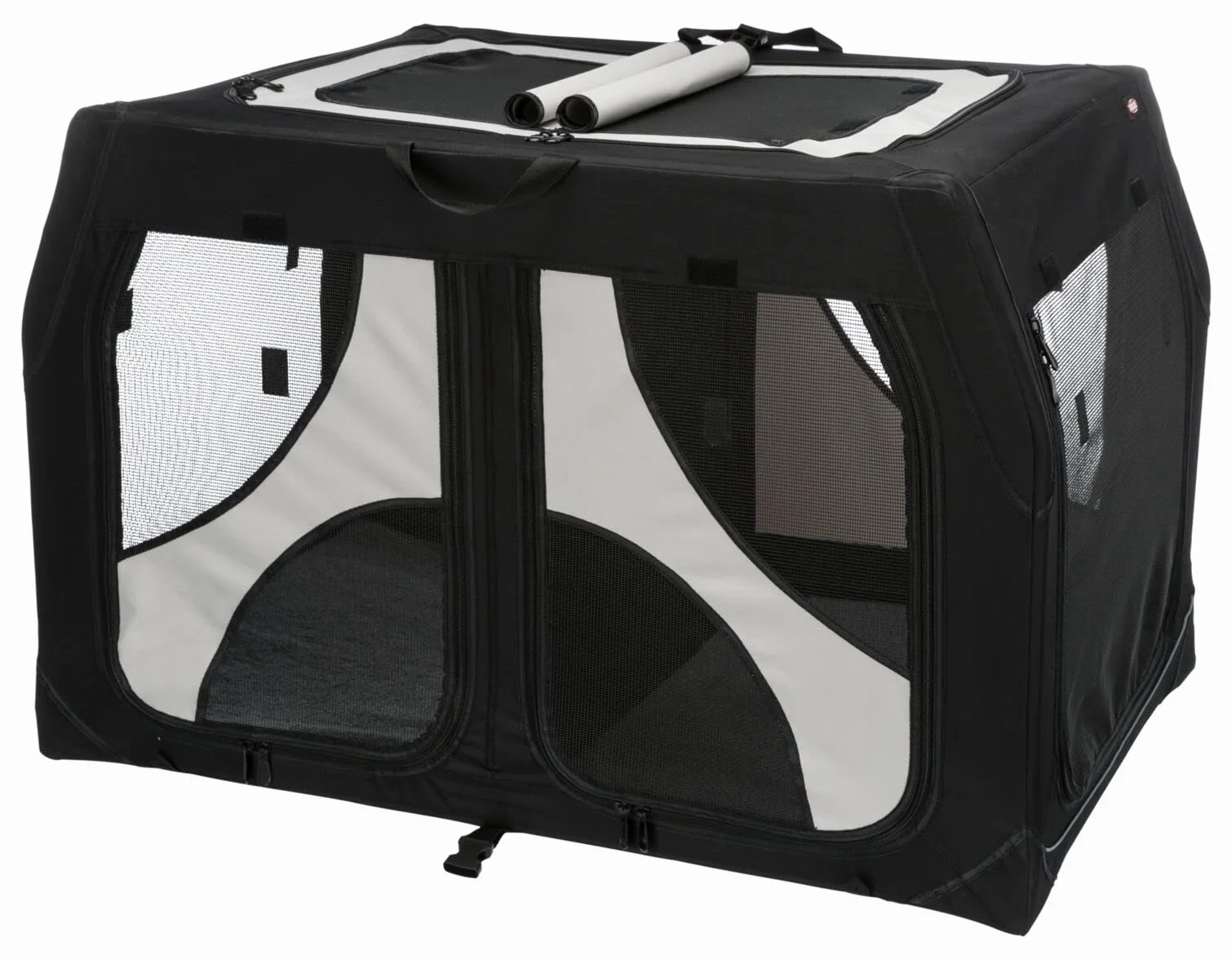 Trixie Vario Double Tour skrzynka transportowa, 95 x 69 x 61 cm, 57 cm, czarna/szara