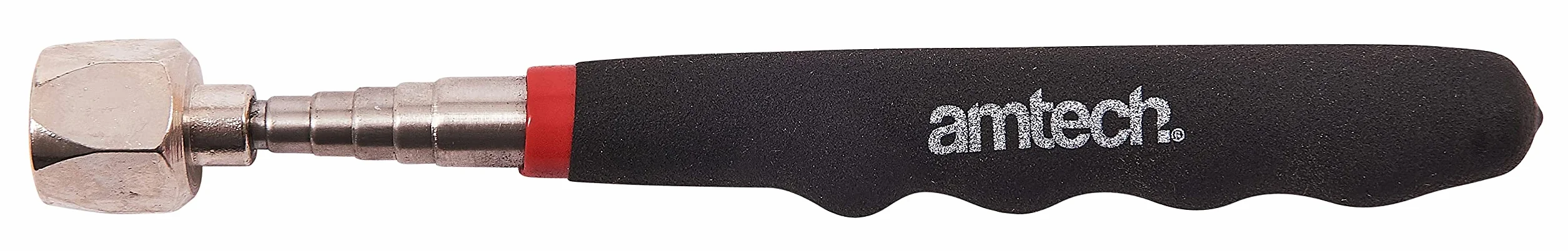 Amtech S2235 teleskopowe magnetyczne narzędzie podnoszące, czerwone/czarne, 45 kg