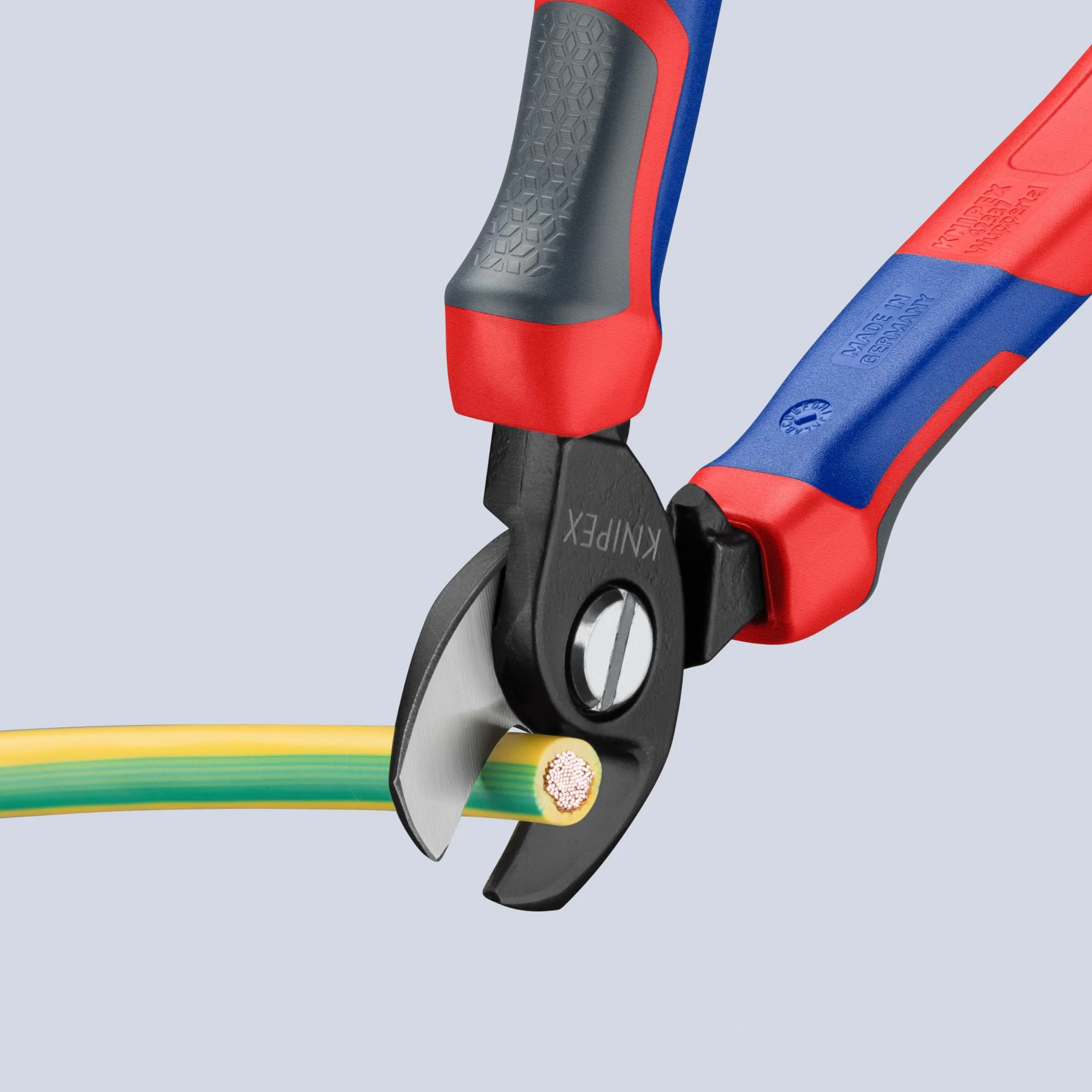 KNIPEX Nożyce do kabli z rękojeściami Comfort 165 mm, 95 12 165