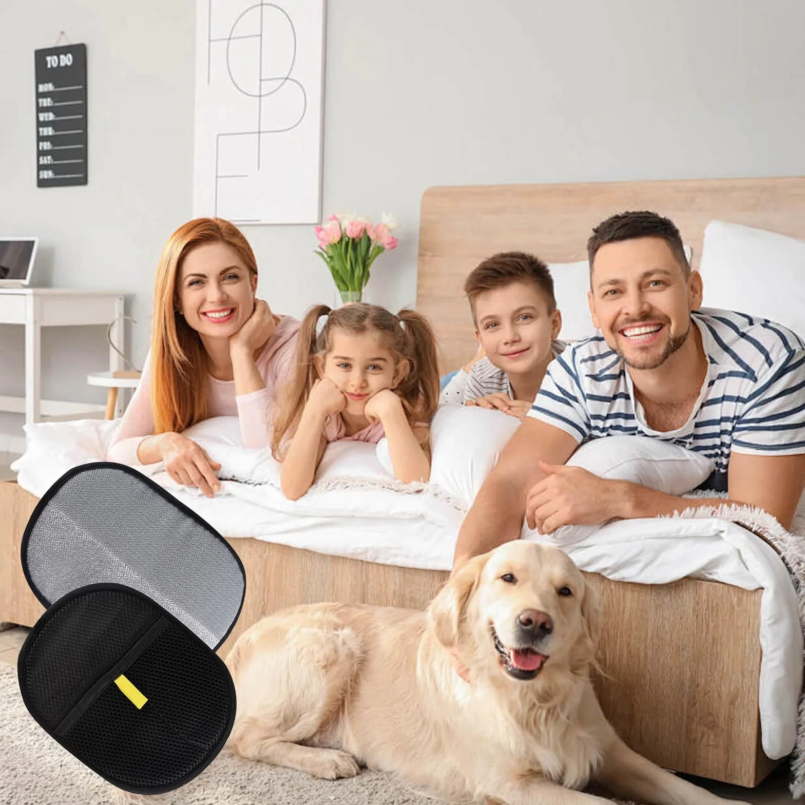 Sophisticate 2 sztuki antystatyczne rękawice magnetyczne z futra, dwustronne rękawice do pielęgnacji sierści dla zwierząt domowych, rękawice do usuwania sierści zwierząt do pielęgnacji i usuwania