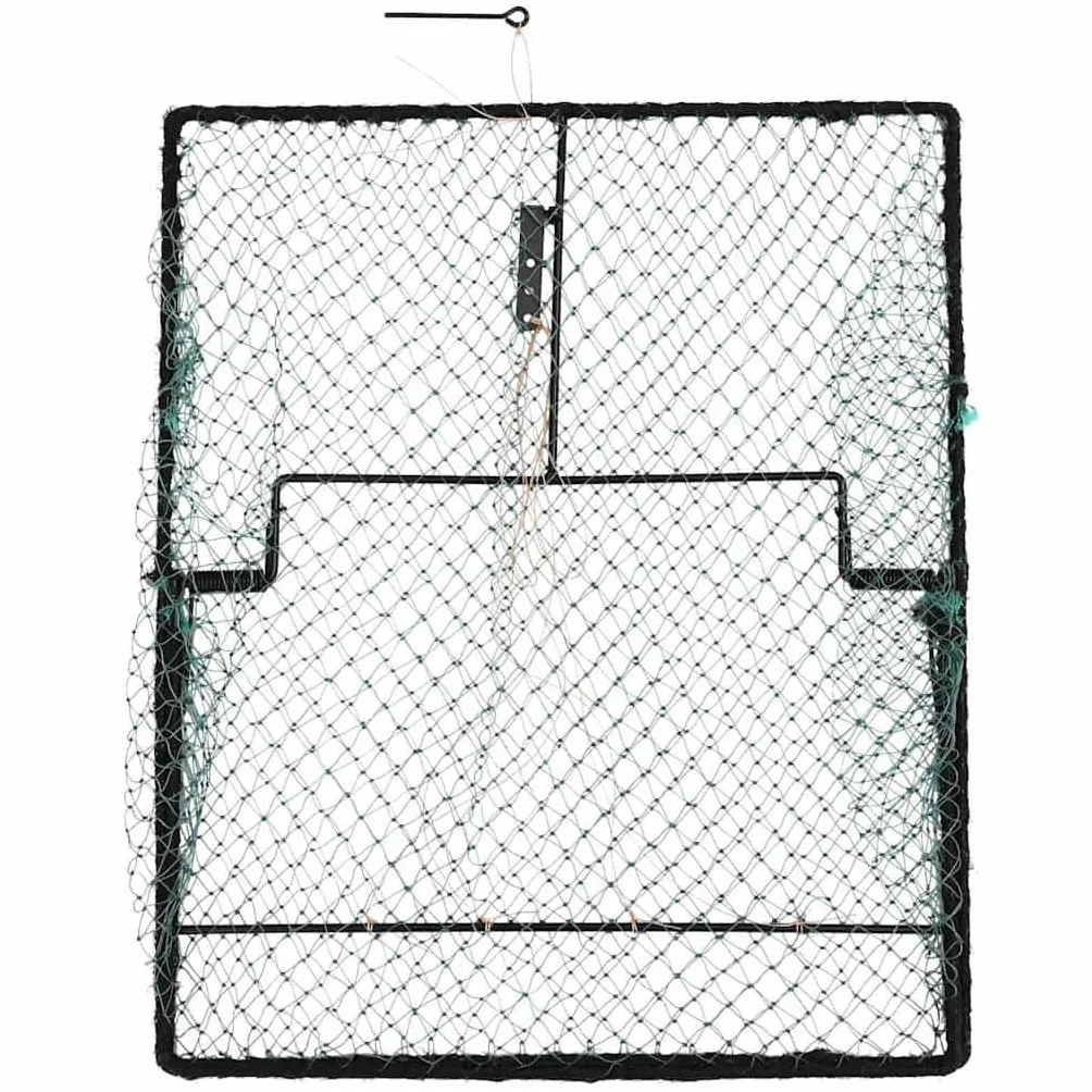Zielona pułapka na ptaki z polietylenu, 50 x 60 x 1,9 cm, składana, do użytku na zewnątrz, stabilna skrzynka do przechowywania ptaków z szacunkiem