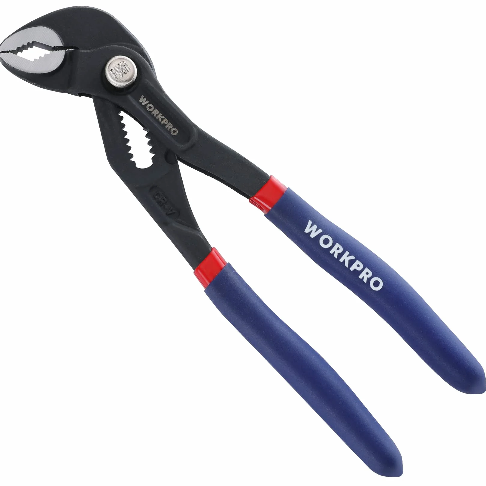 WORKPRO Profesjonalne szczypce do pomp wodnych 180mm Cr-V Regulowane szczypce do rur