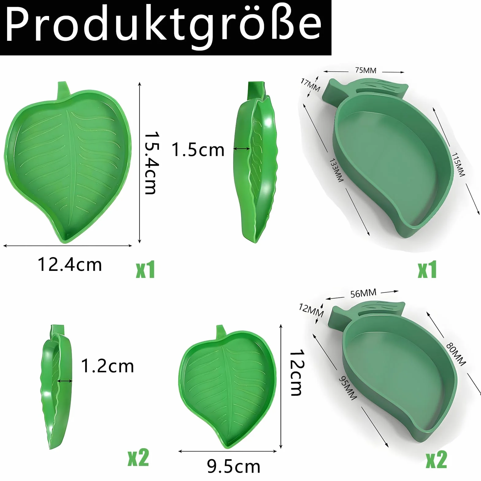 4 sztuki zbiorników na wodę dla żółwi, poidło, miska do picia, żółwia, skorupa na wodę, dla żółwia, kukurydzy, węża, pełzającego, zwierząt domowych, picia i jedzenia (zielony)