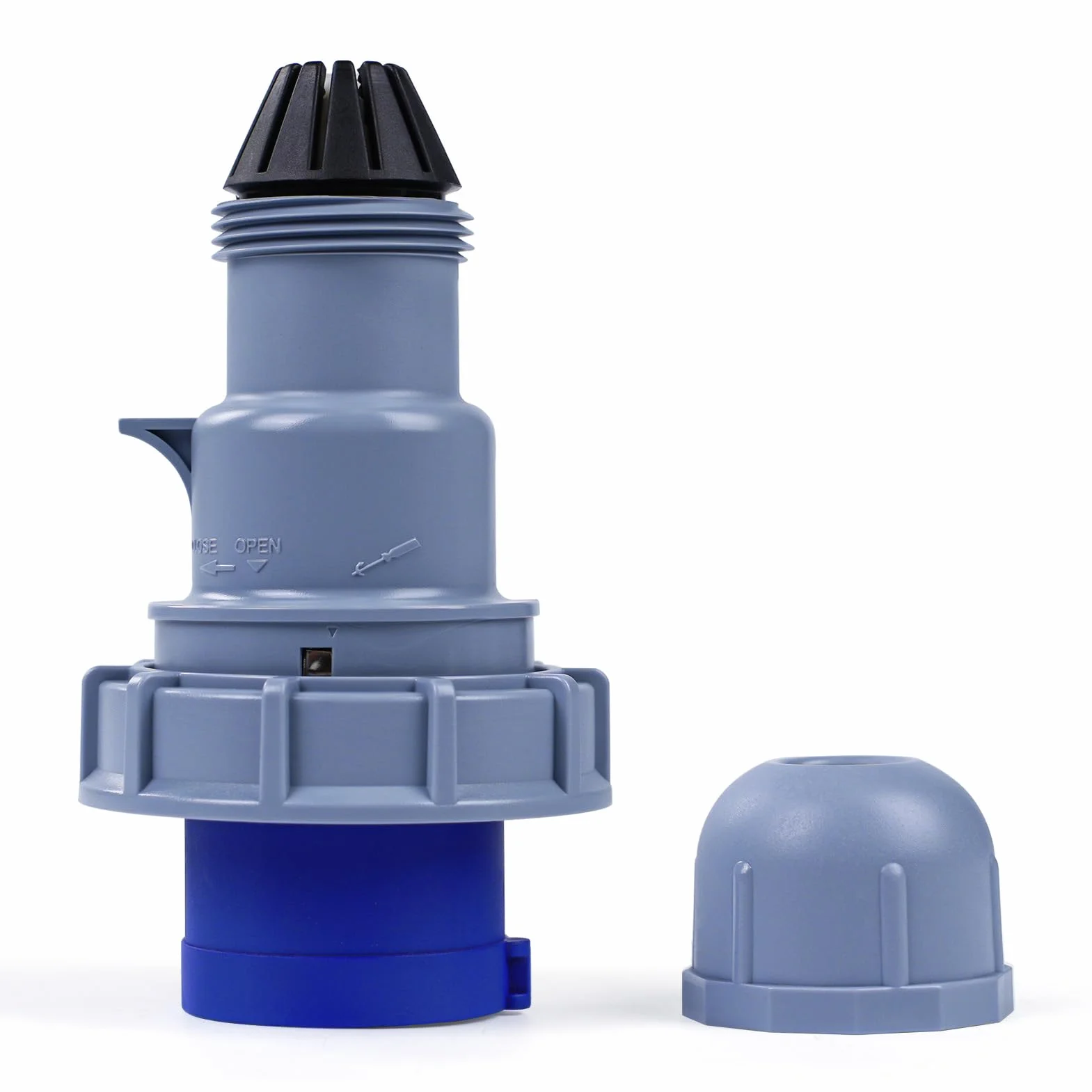 Adapter Przemysłowy 250V 16A 2P + E, 3-Pinowy Adapter Wtyczki/Gniazda Elektrycznego CEE Ip67 Wodoodporne Ognioodporne Złącze Sprzęgła Gniazdowego (Wtyczka)