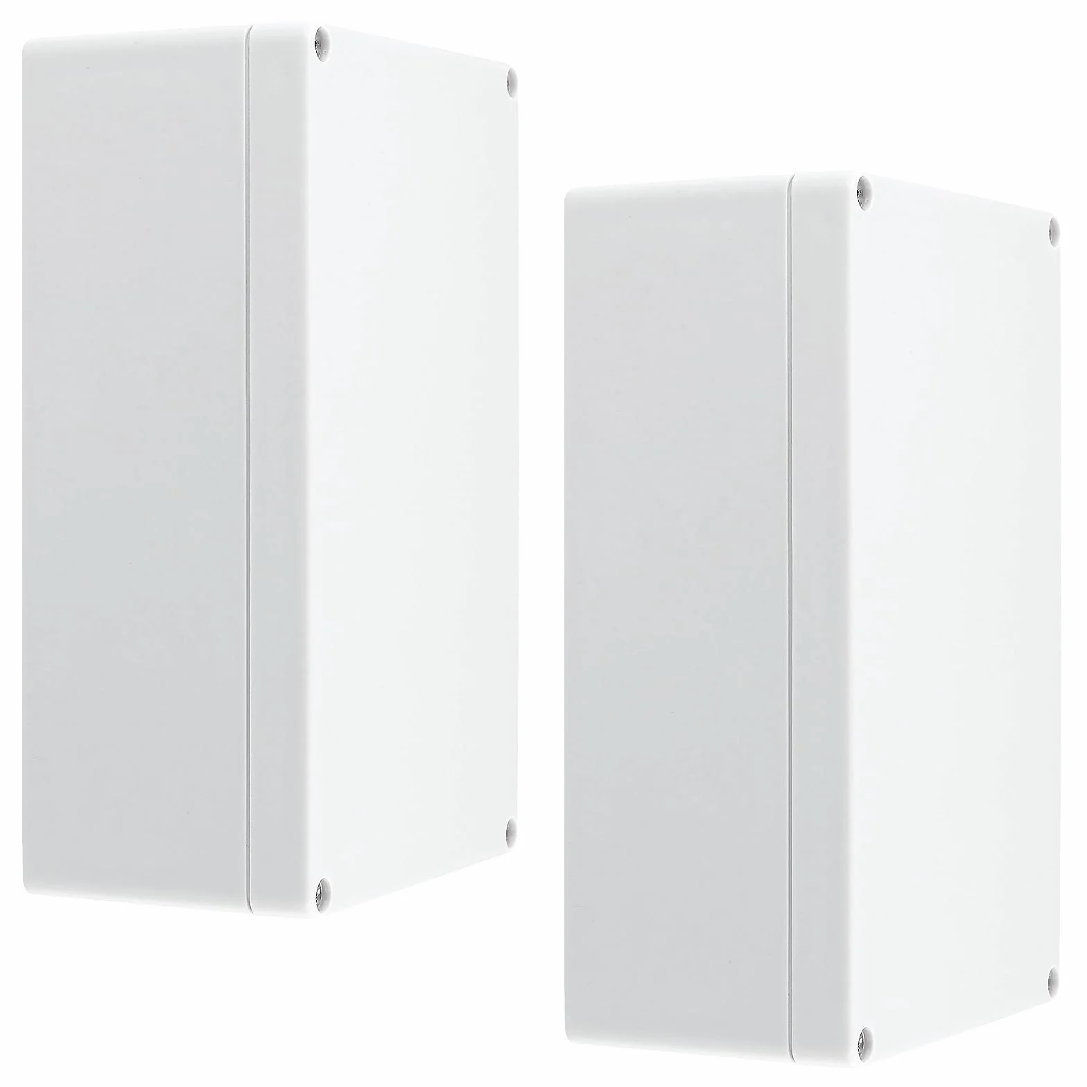 FUNSUEI Puszka przy??czeniowa, 2 sztuki, 200 x 120 x 56 mm, puszka rozga???na, wodoszczelna IP65, elektryczna puszka rozdzielcza zewn?trzna, skrzynka przy??czeniowa z tworzywa sztucznego ABS, puszka