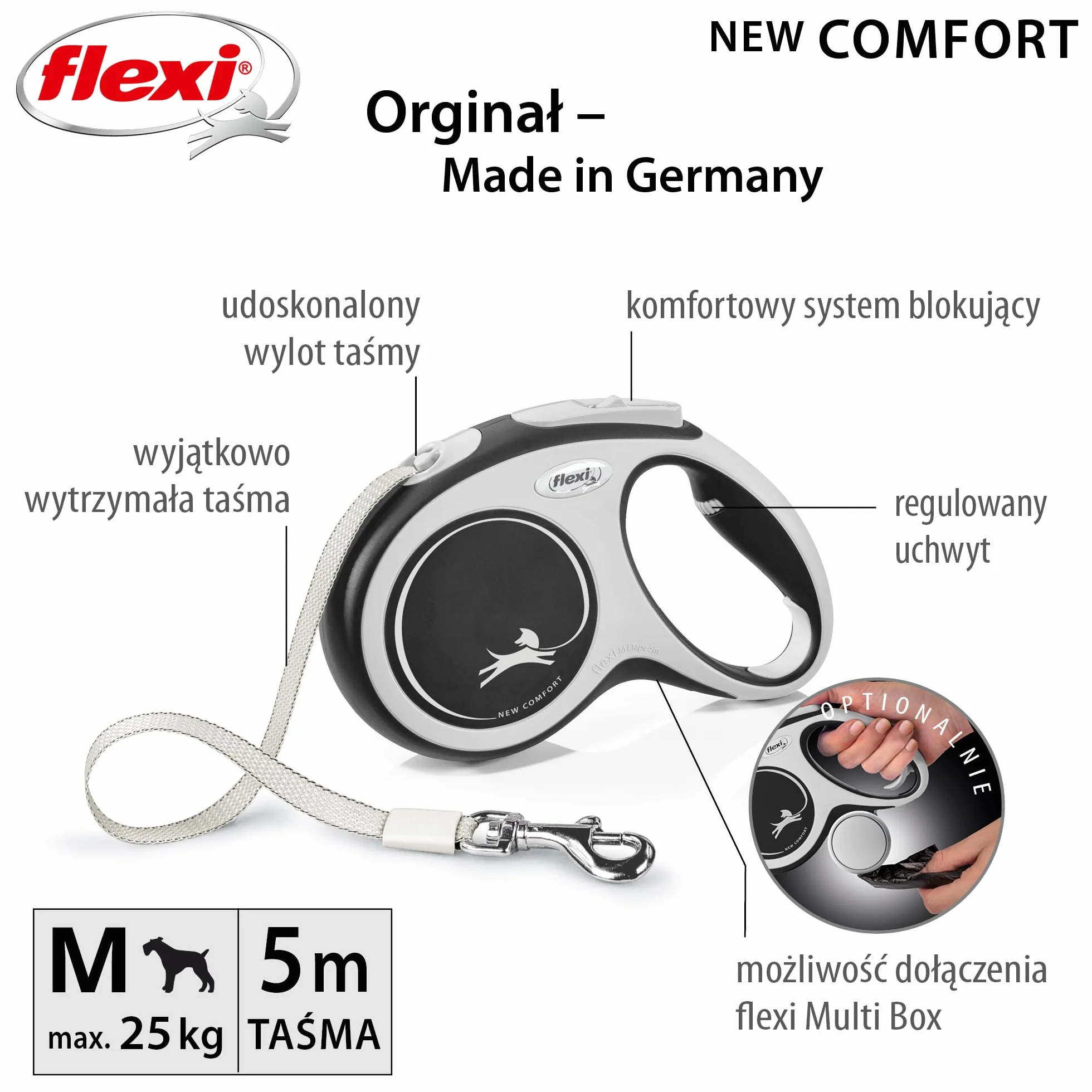 FLEXI Nowa taśma Comfort Strap