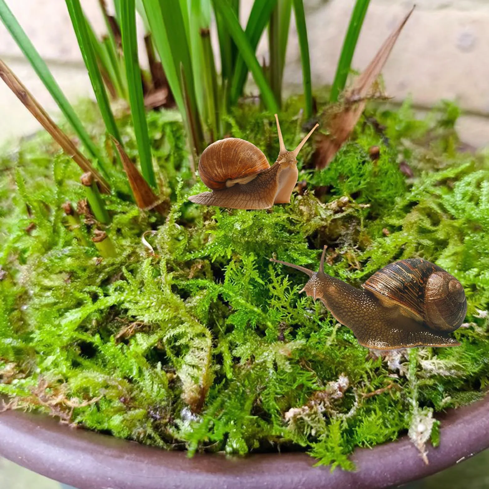 Naturalny mech premium dla gadów, zielony mech, mata mchowa, dekoracja do terrarium, ślimaków, żab, pustelników, żółwi