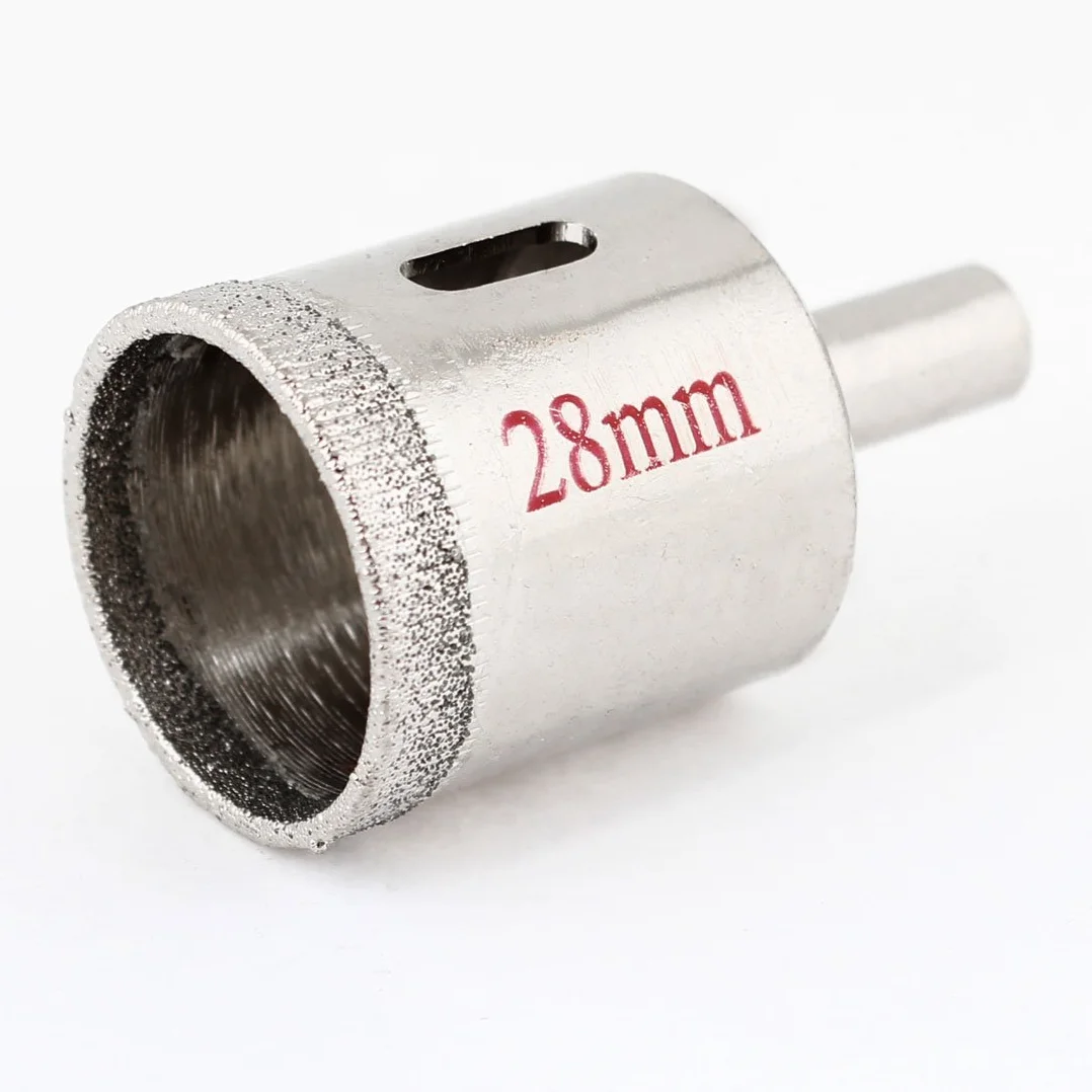 Płytka szklana ceramiczna otwornica diamentowa 28 mm
