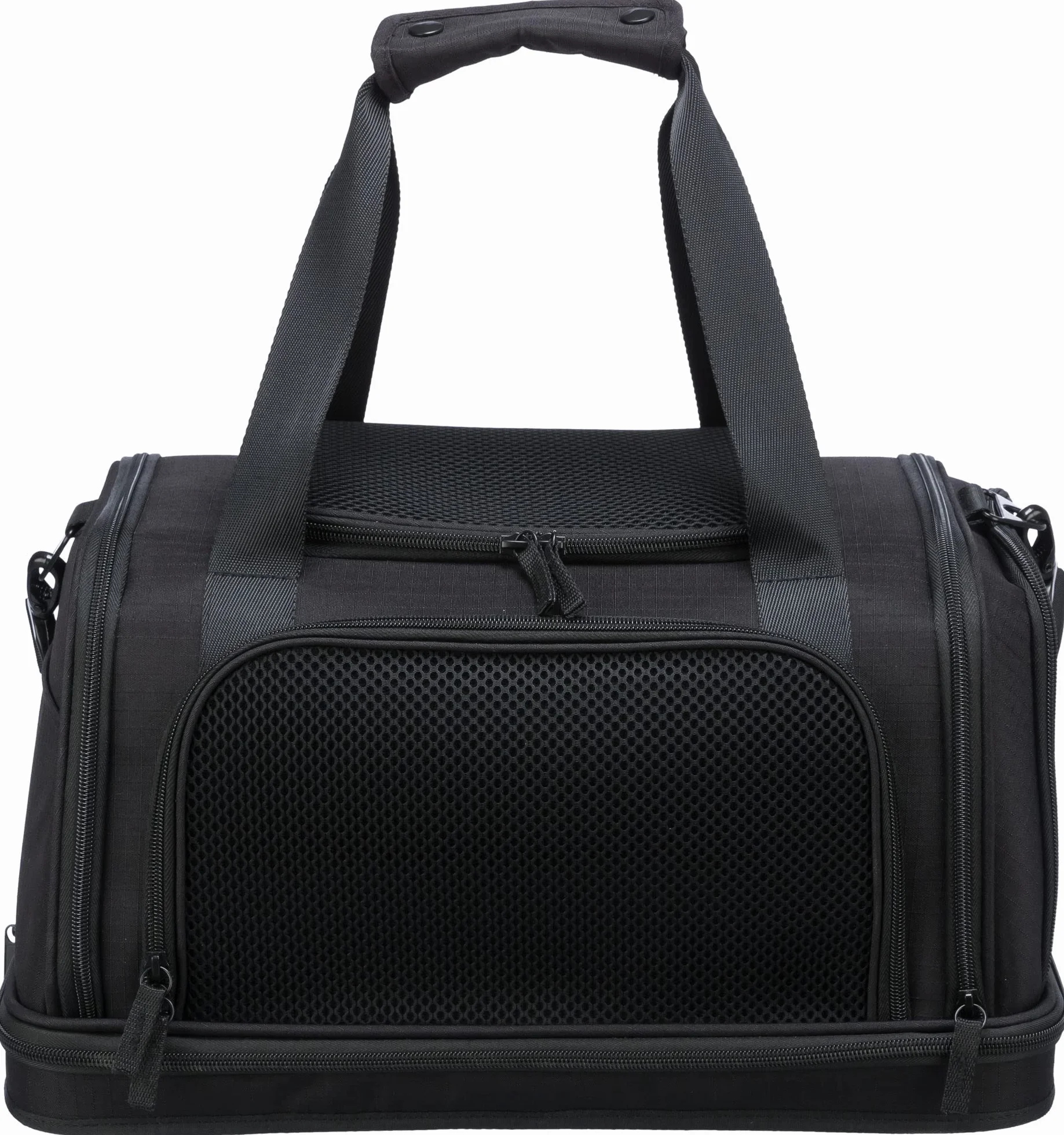 TRIXIE Airline 28904 torba podróżna, samolot, torba podróżna dla psów, 28 × 25 × 44 cm, czarna