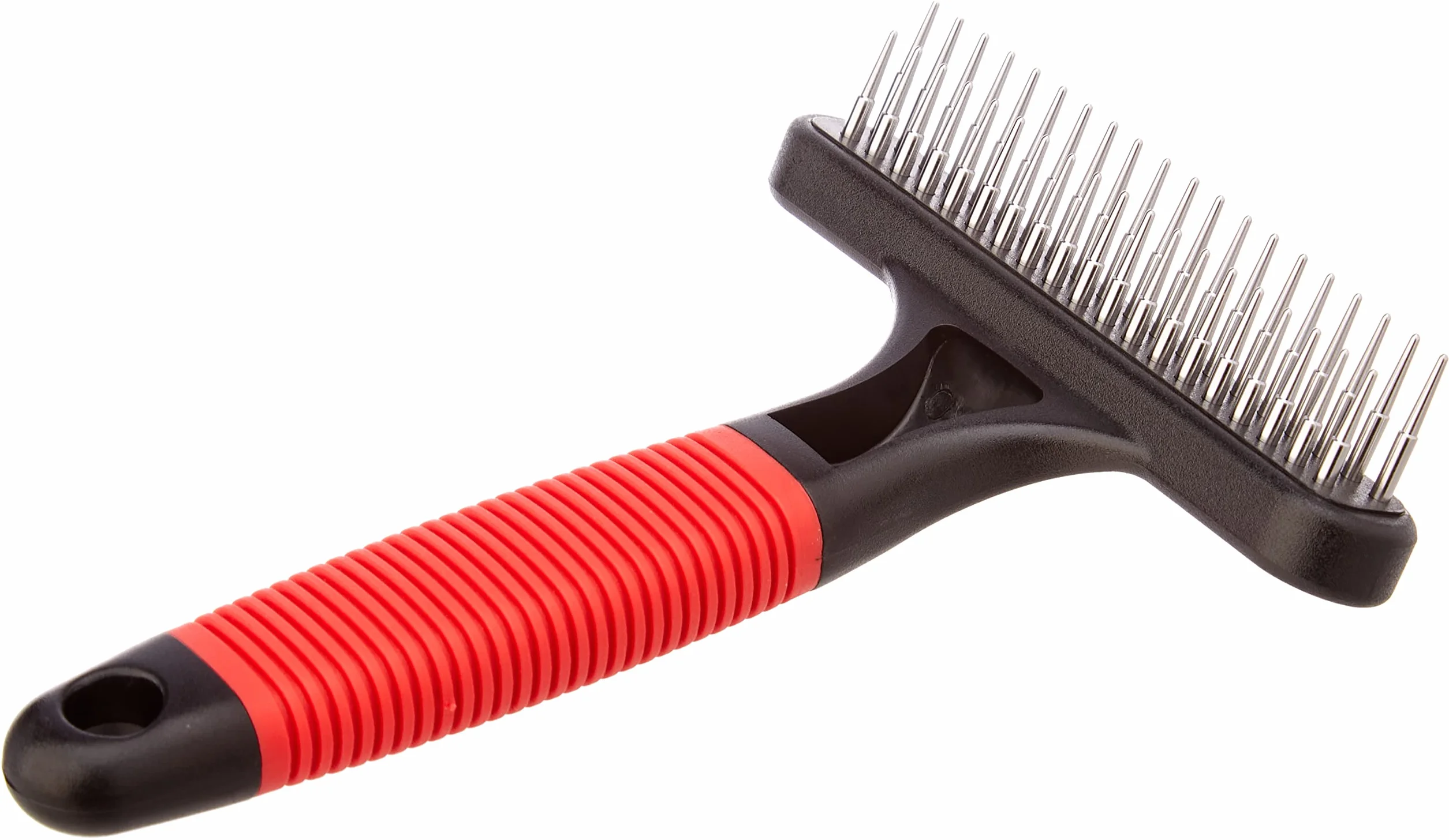 Ferplast Grzebień do liczenia dla psów GRO 5874, dwurzędowy z zaokrąglonymi zębami, idealny dla średnich i długich zwierząt, 11 x 3 x 15,5 cm