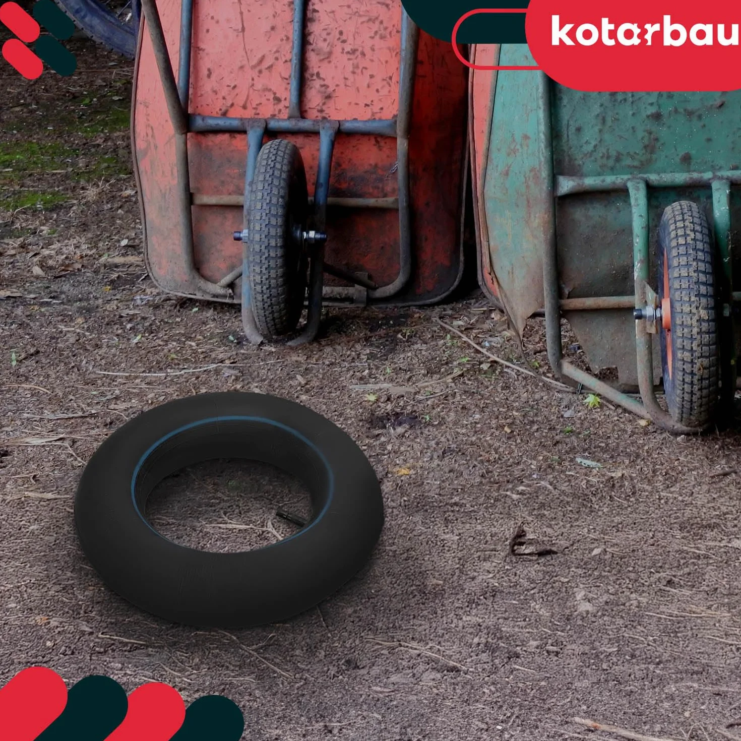 KOTARBAU Dętka 4.00-8 do Taczek Wózka ⌀ 35 cm