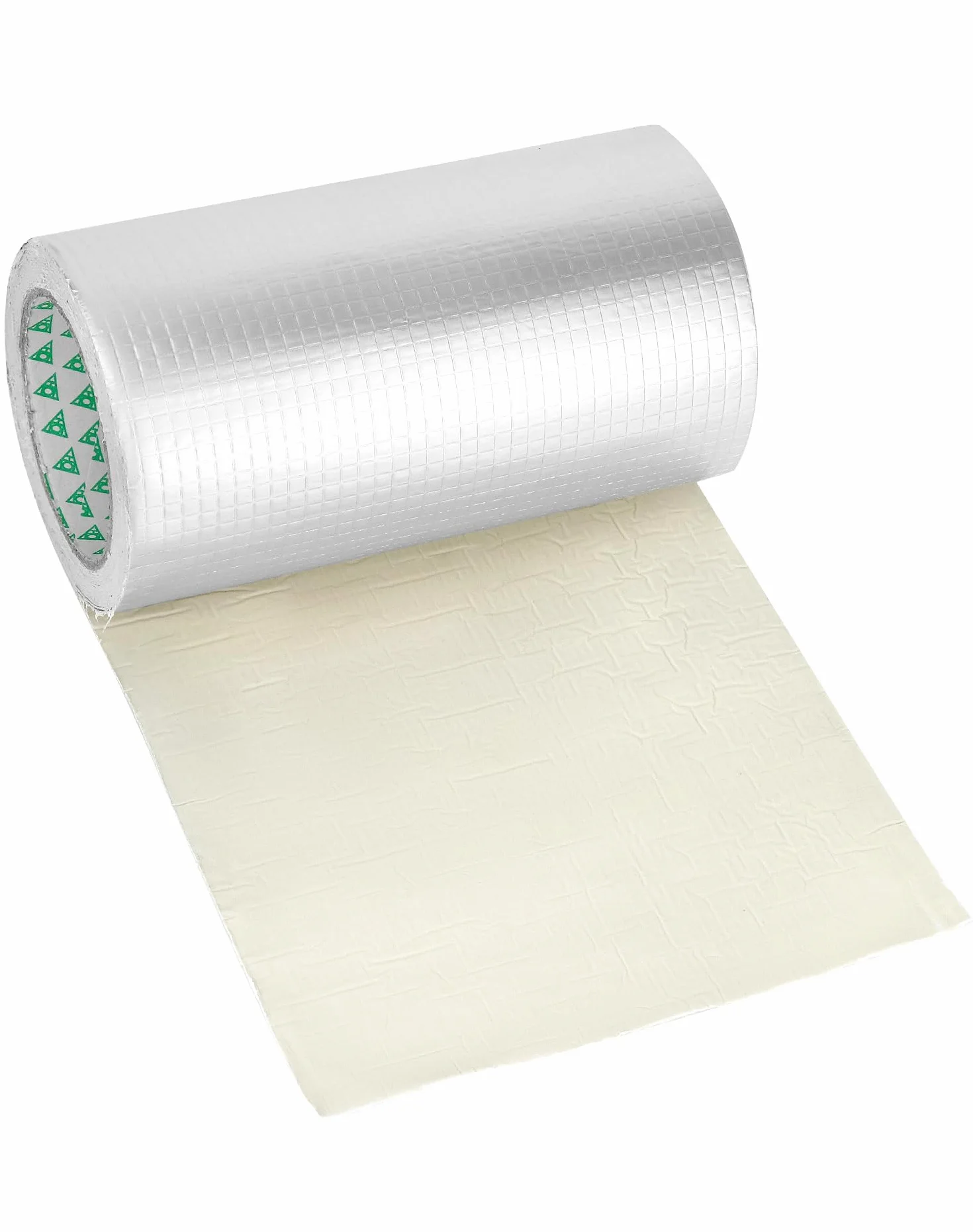QWORK® 20cm x 5m Mocno klejąca taśma butylowa, wodoodporna taśma aluminiowa, do naprawy RV, uszczelnianie rur kanalizacyjnych, naprawa pęknięć dachowych