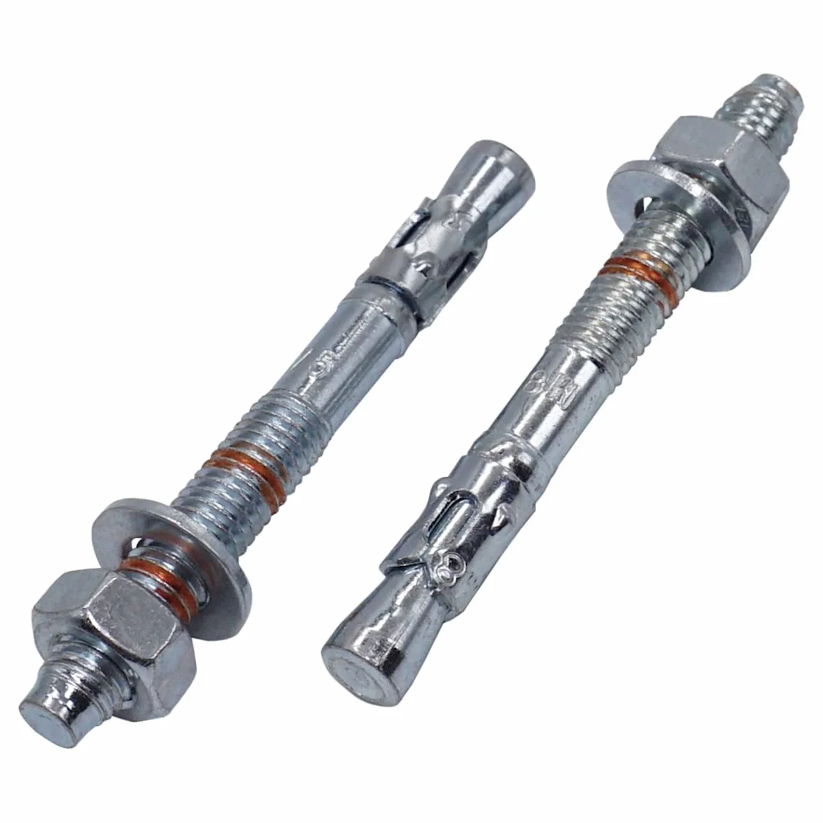 (8 sztuk) kotwy na kotwy M8 x 75 mm, metalowe kołki, mocowanie muru za pomocą śrub, kotwica rozprężna do betonu (8, M8 x 75 mm)