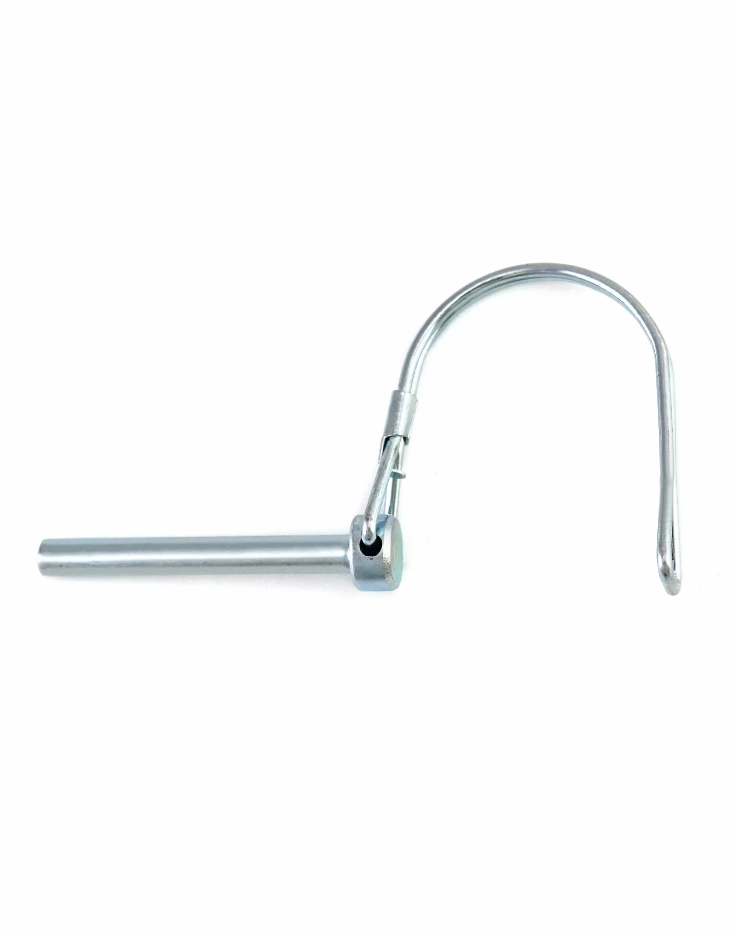QWORK® 10 szt. Zawleczka, zawleczka ze stali węglowej Okrągły kabłąk do ogrodu na trawniku - 6 x 50 mm
