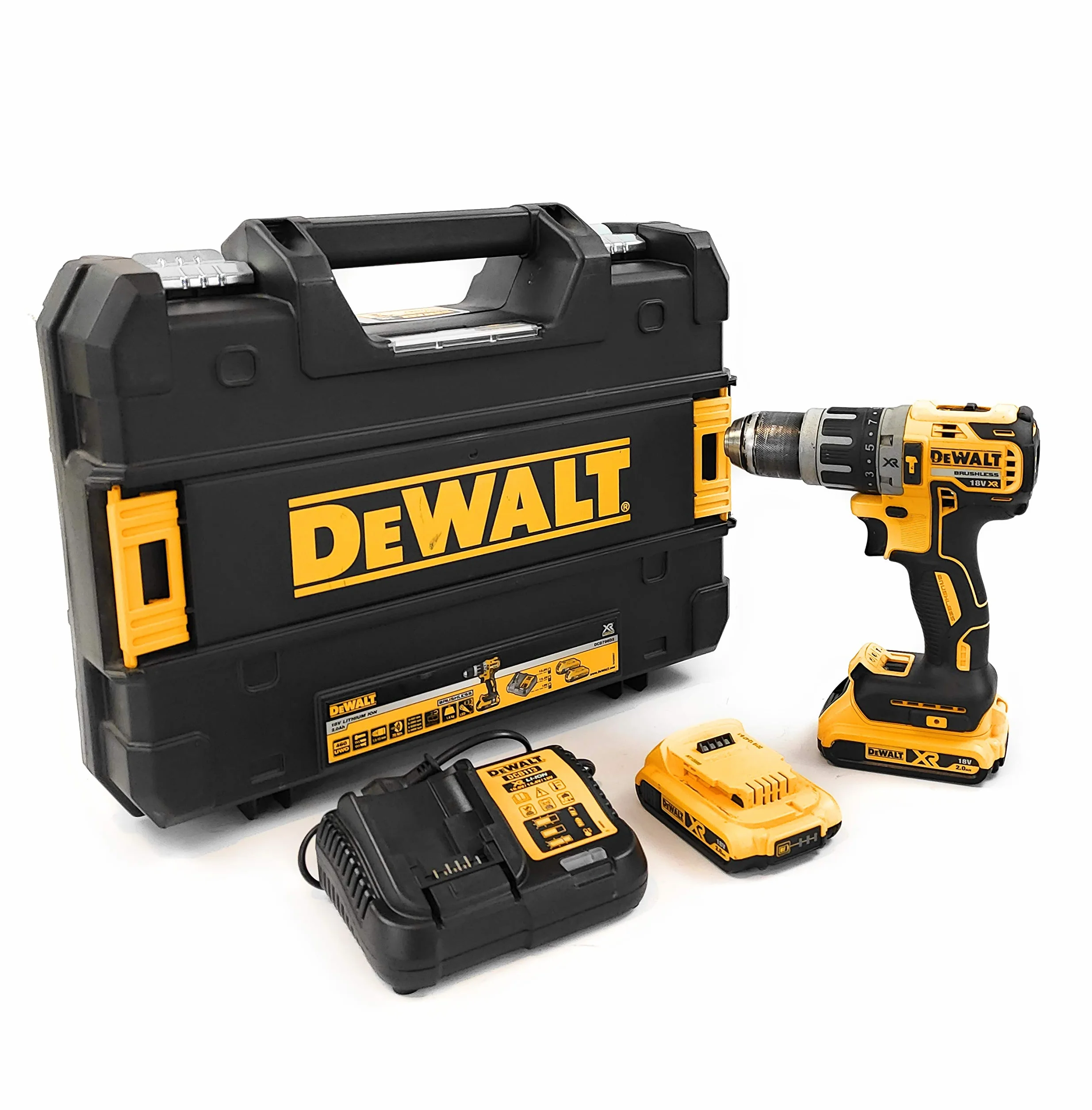 Dewalt Dcd796D2-Qw Wiertarko-Wkrętarka, Czarny/Żółty, 19 x 6,7 x 20,3 cm; 3,9 kg