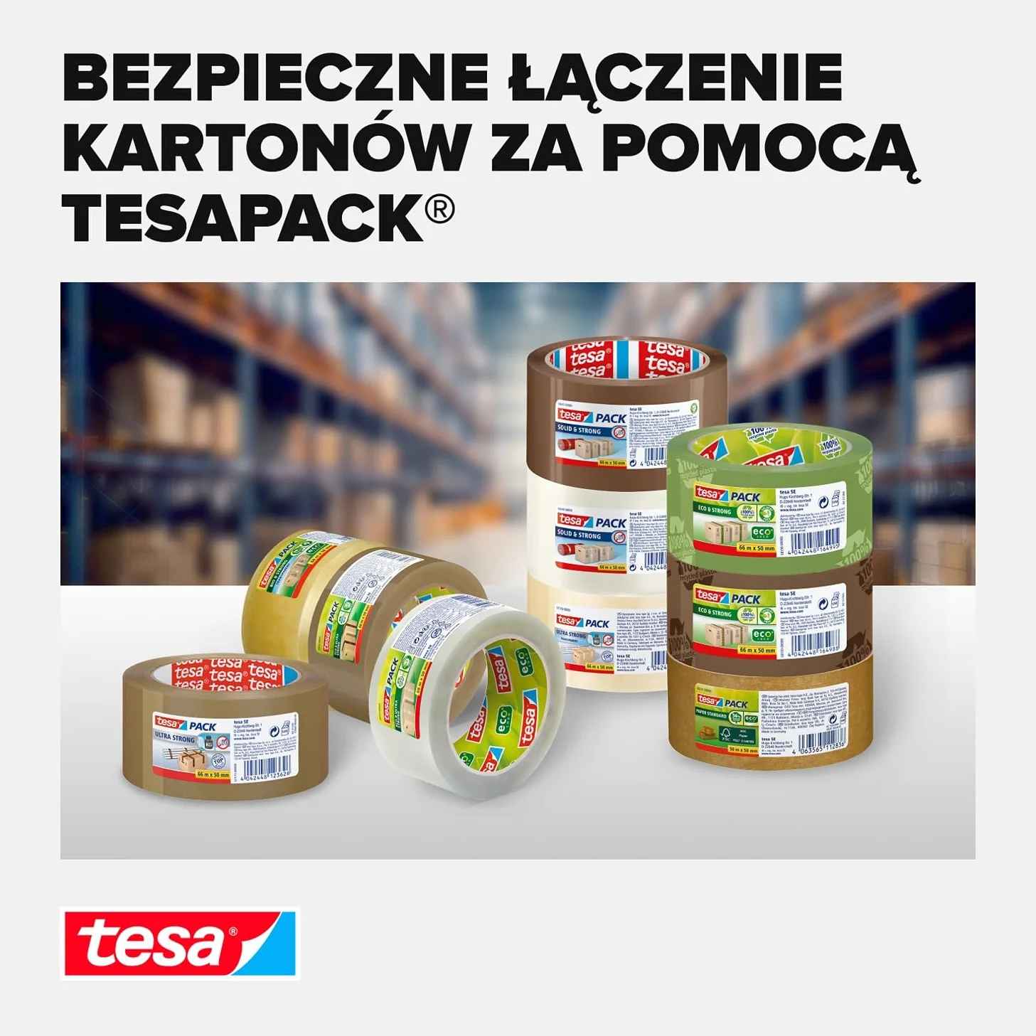 Tesa Extreme 58645 Taśma Pakowania Brązowy 50 m x 50 mm
